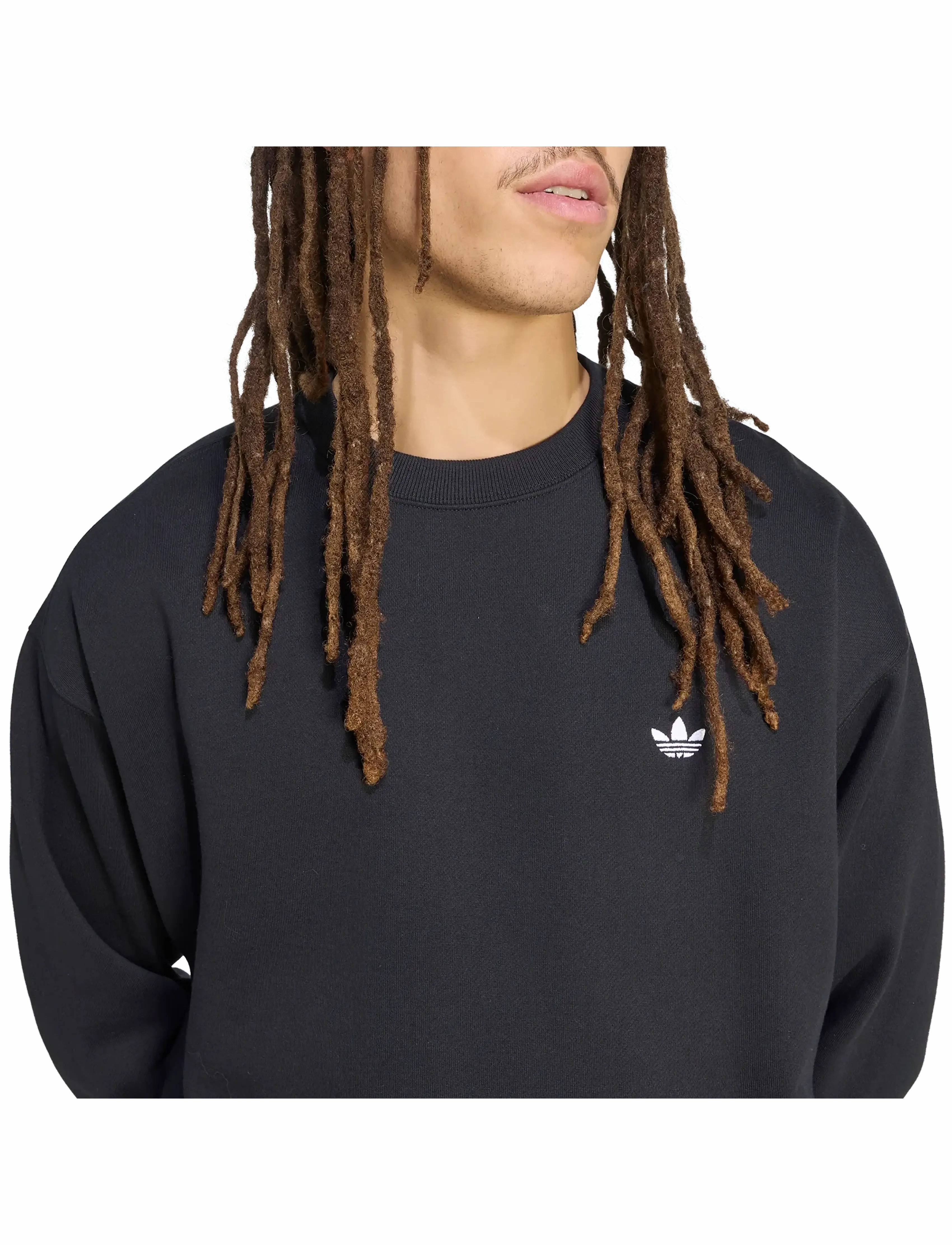 adidas Originals - ESS LOOSE CREW - sügisene kokkuhoid - black - 4