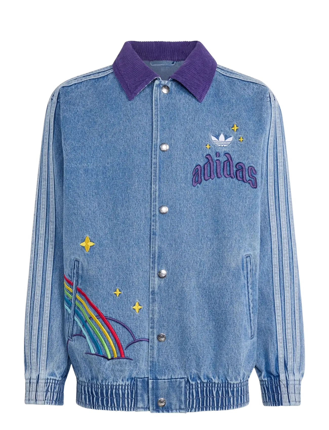 adidas Originals COLL DENIM JKT - Odzież zewnętrzna - LGHDEN / blue