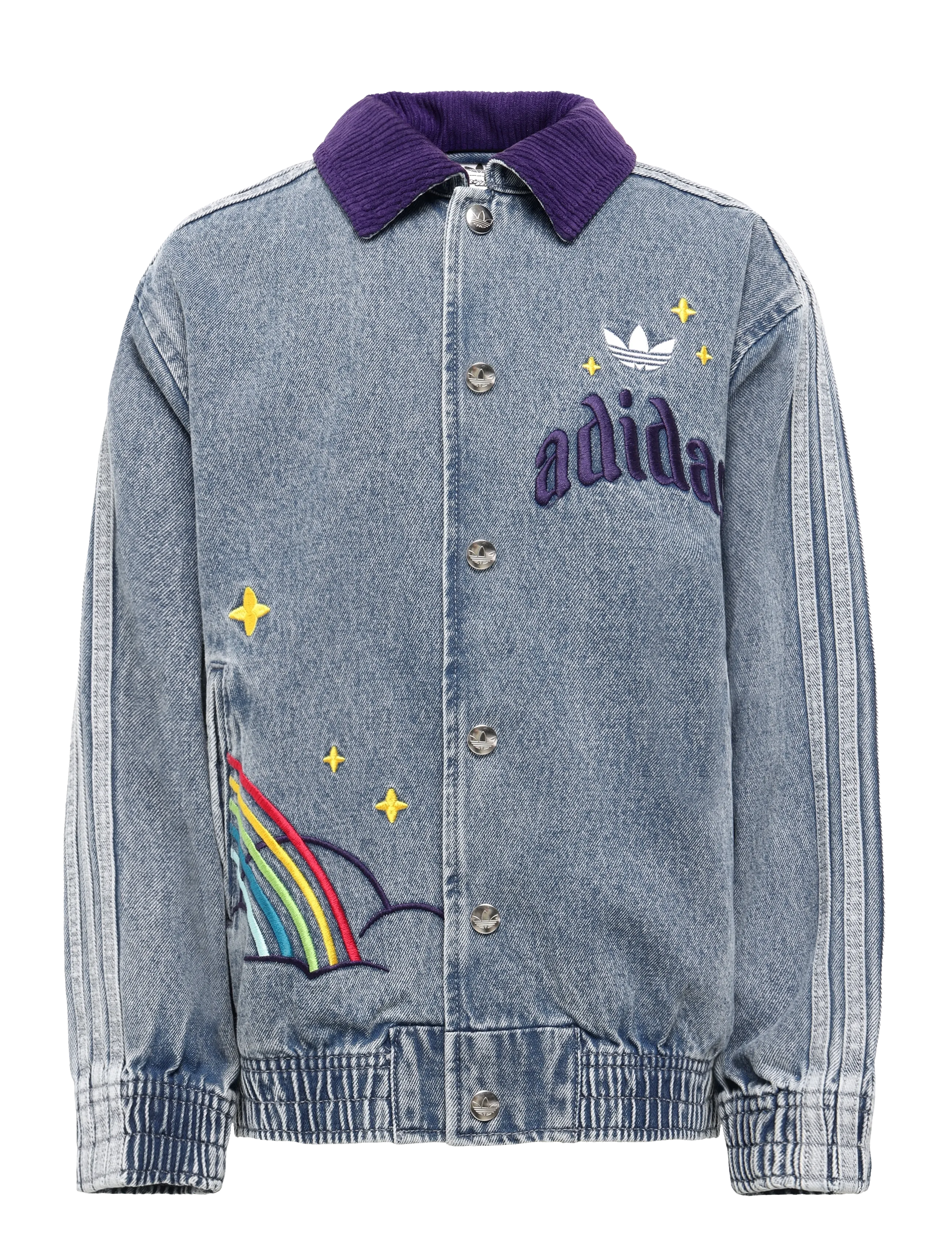 adidas Originals COLL DENIM JKT - Kläder - LGHDEN / blue