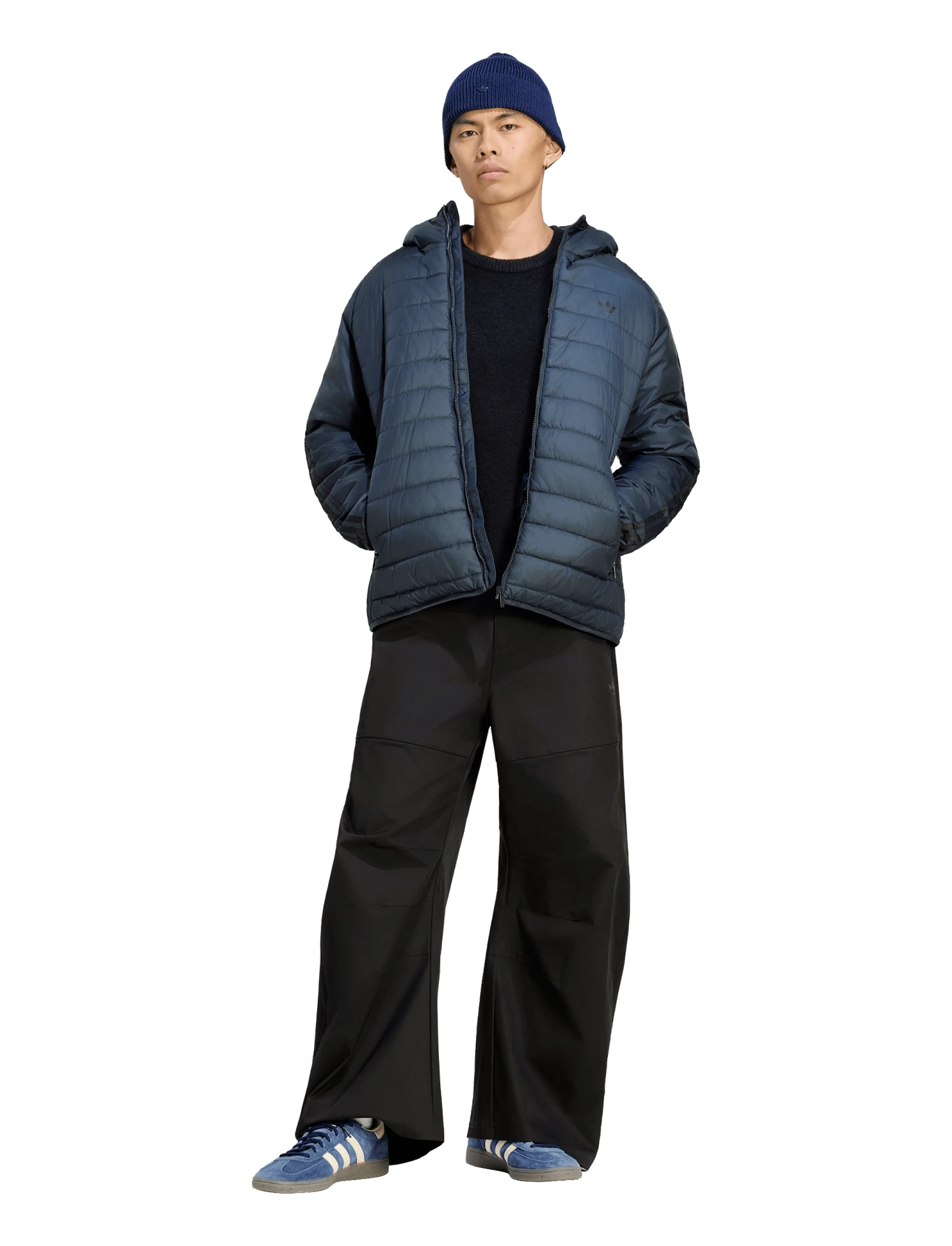 adidas Originals - PADDED JKT - sports jackets - ntgrey - 3