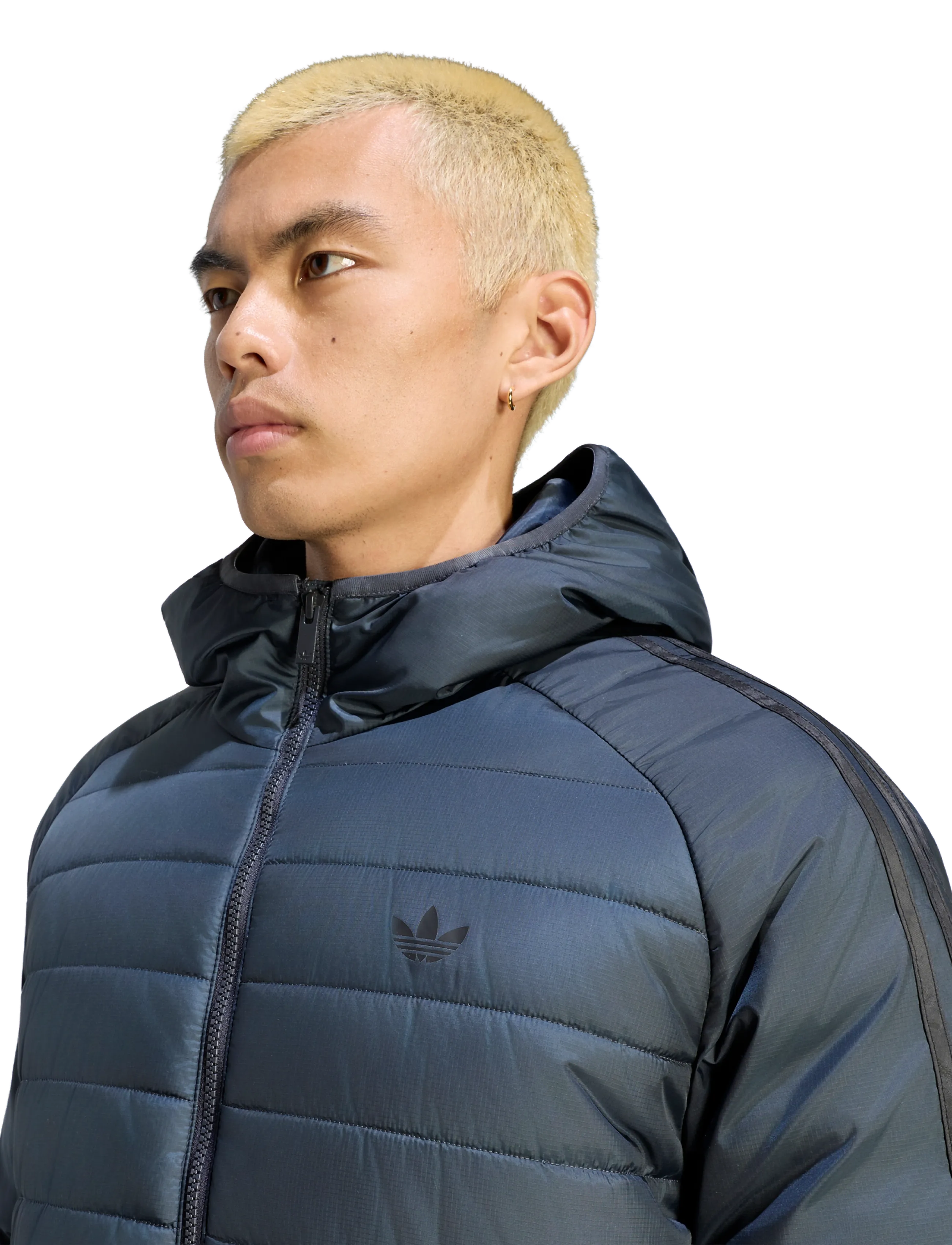 adidas Originals - PADDED JKT - sports jackets - ntgrey - 4