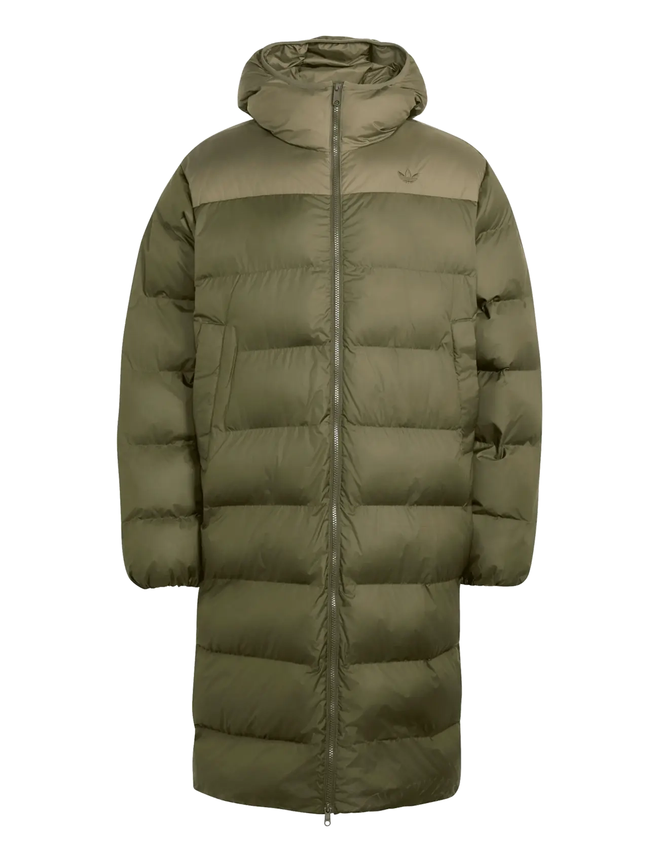 adidas Originals LONG REGEN - Overtøj - NGTCAR / khaki/green