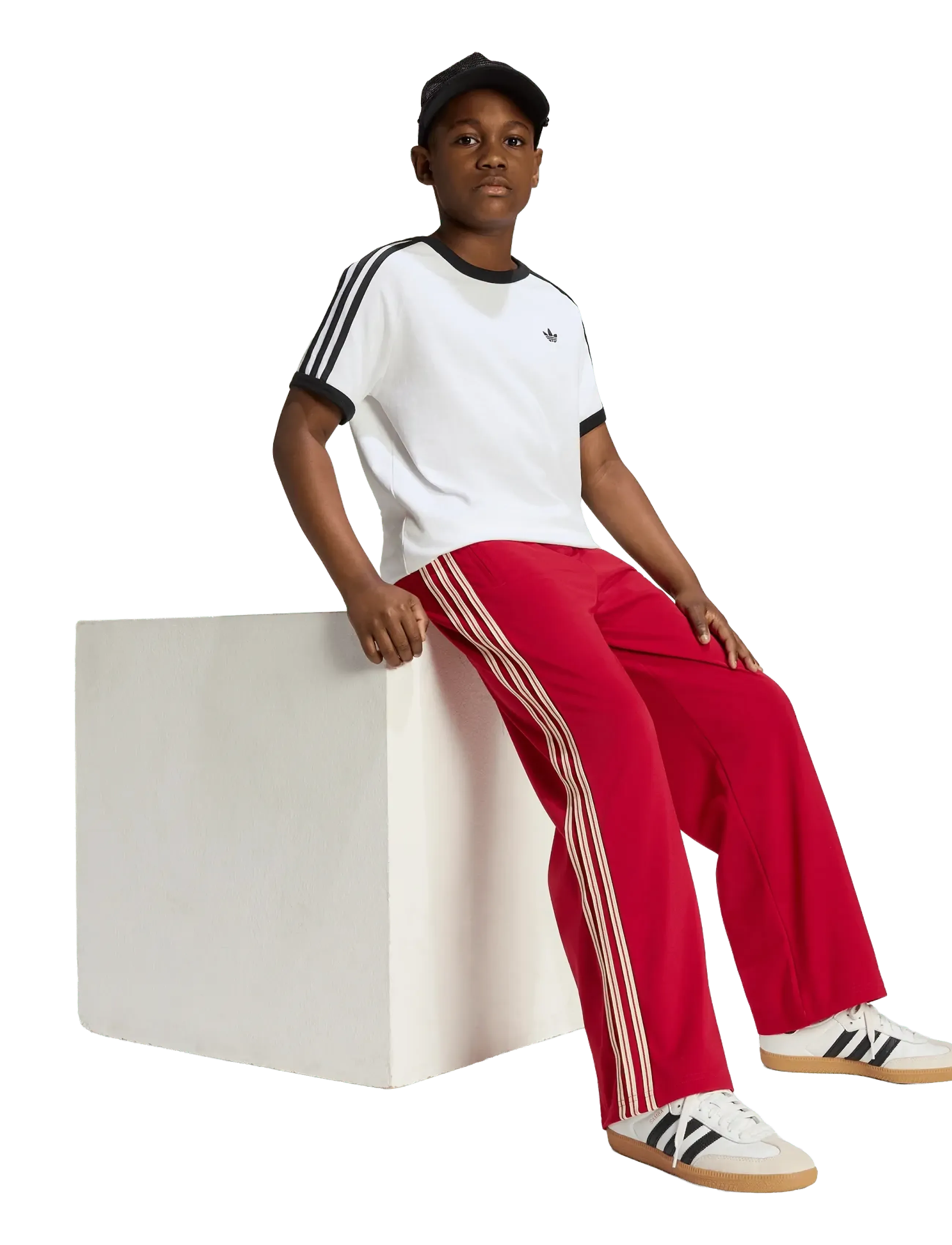 adidas Originals FIREBIRD TP - Hosen - TMVIRE/WARVAN / red