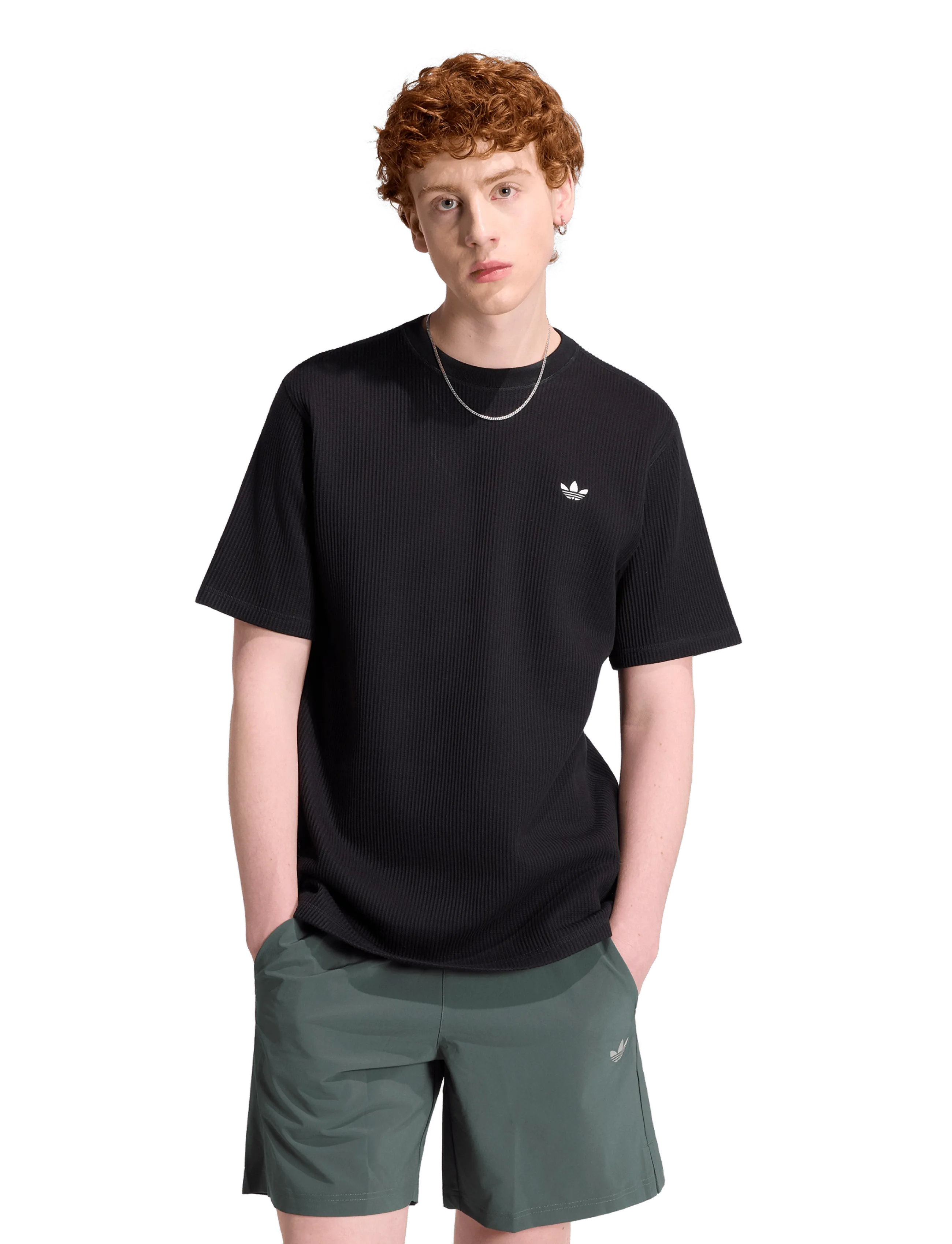 adidas Originals - ESS W TEE - oberteile & t-shirts - black - 2