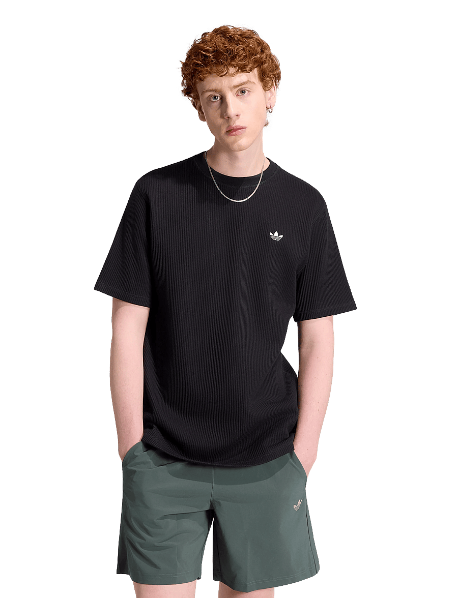 adidas Originals - ESS W TEE - oberteile & t-shirts - black - 2
