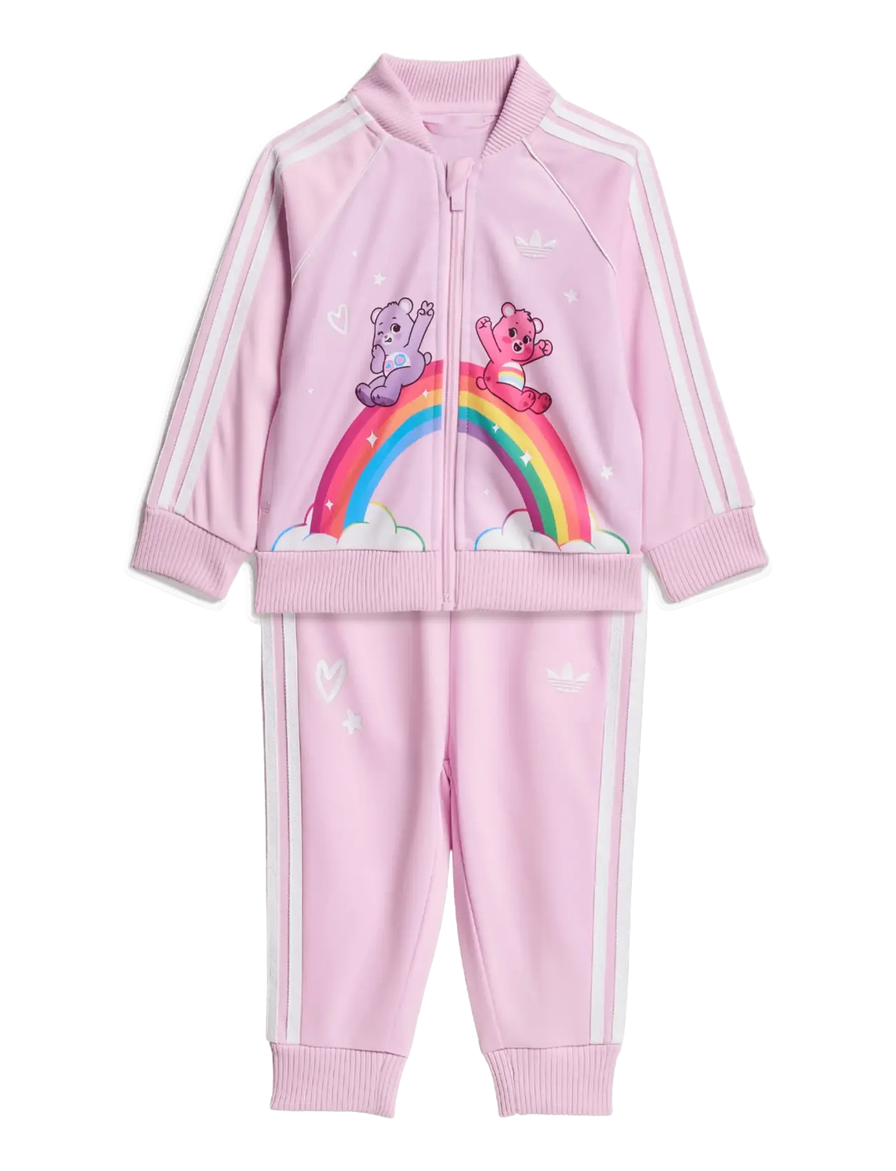 adidas Originals SST TRACKSUIT - Dressikomplektid - ORCFUS / pink/rose