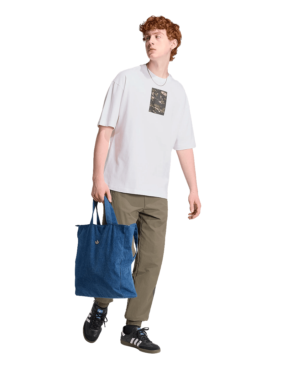 adidas Originals - CAMO TEE TONGUE - t-shirts - white - 0