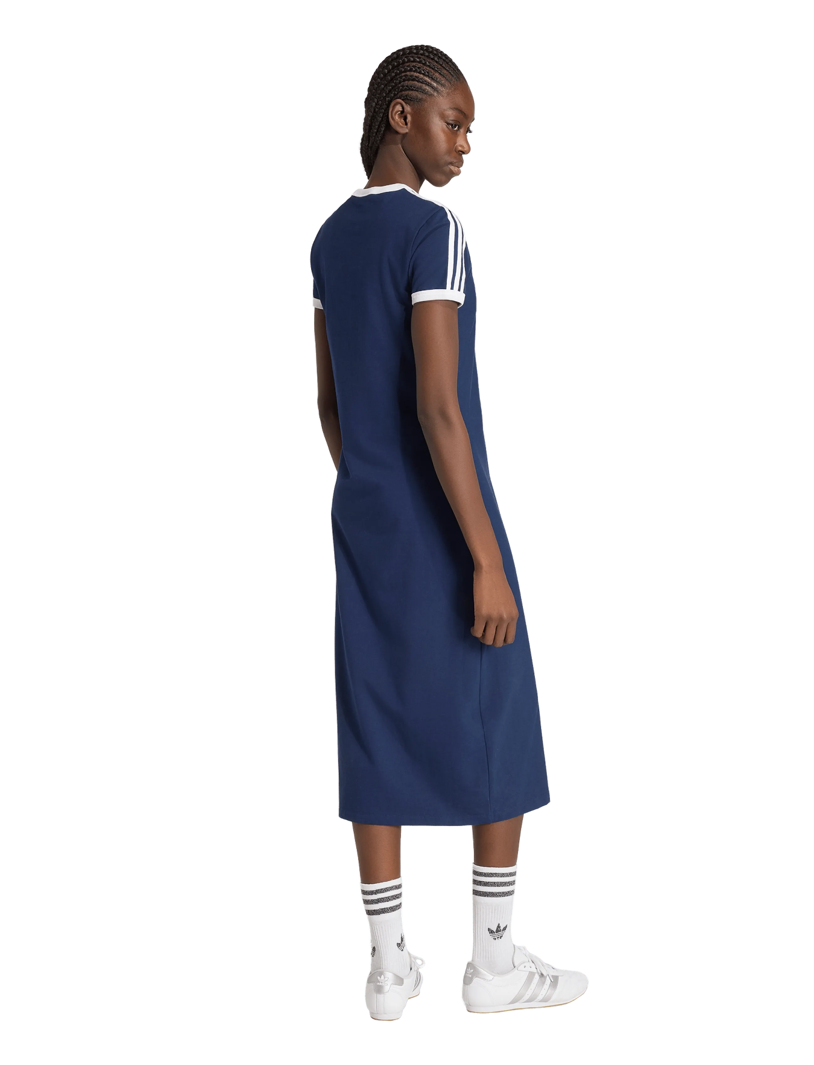 adidas Originals - 3S DRESS - kjoler & nederdele - nindig/white - 5