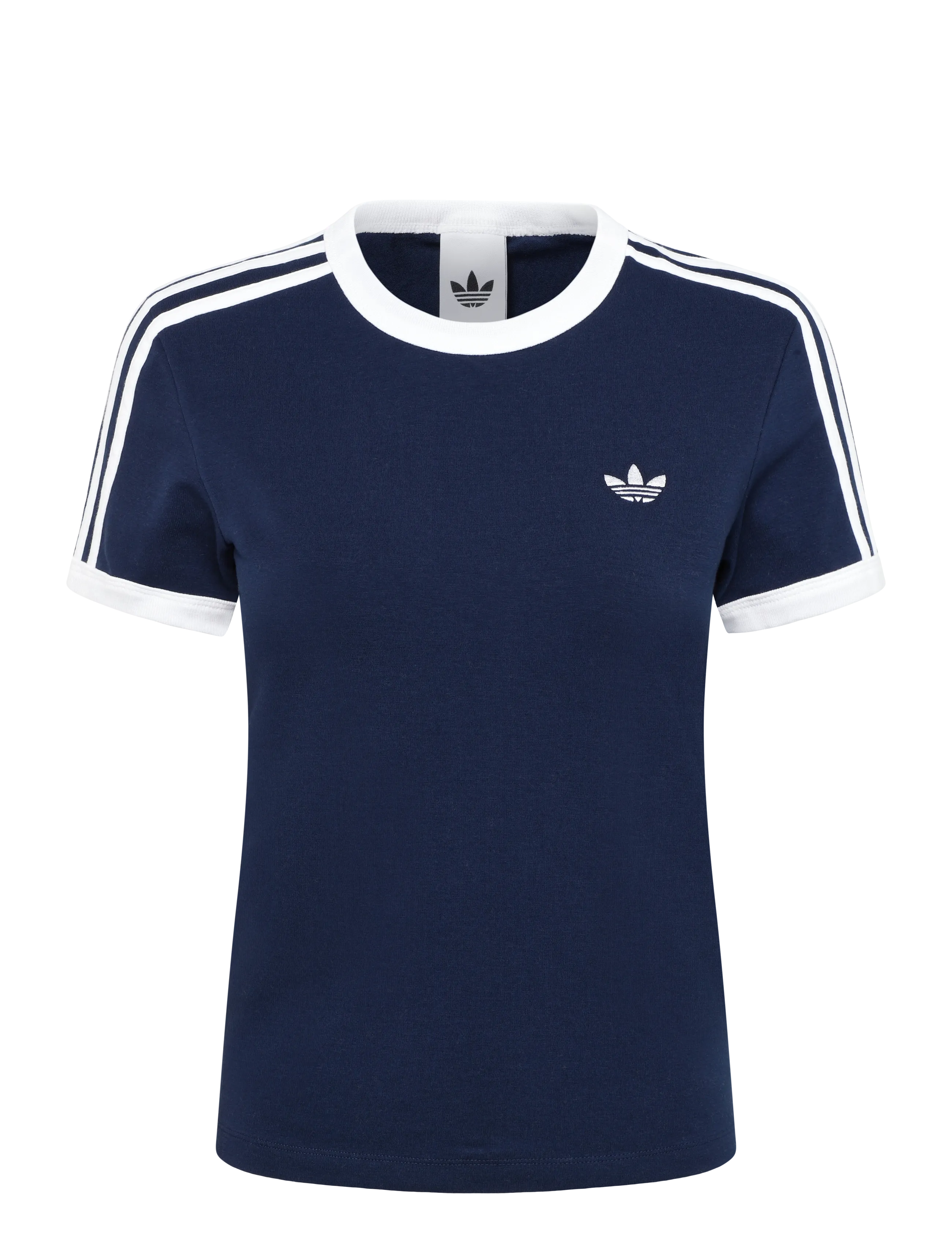 ADIDAS ORIGINALS 3S Tee Slim Navy - XXL - Damen