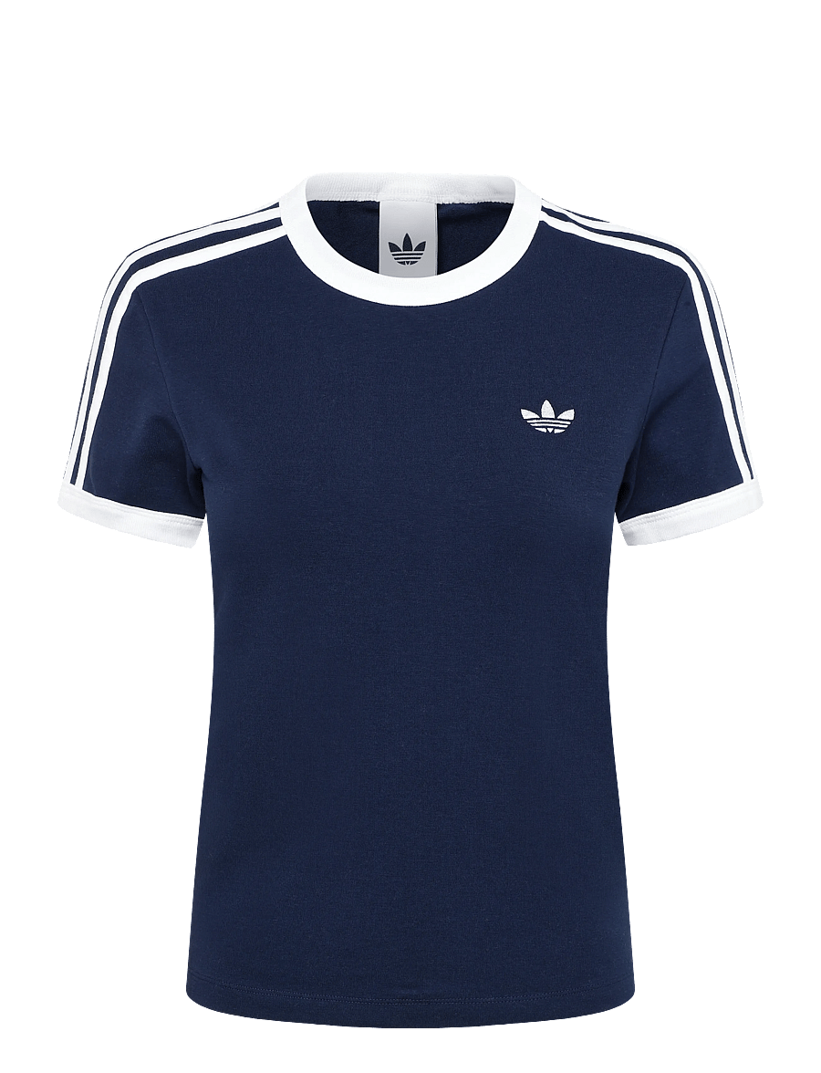 adidas Originals - 3S TEE SLIM - t-shirts - nindig/white - 0