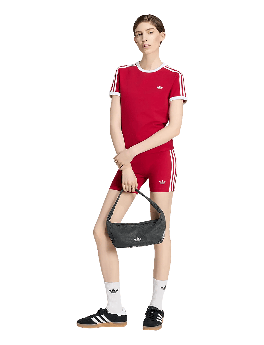adidas Originals - 3S TEE SLIM - t-shirts - tmvire/white - 0