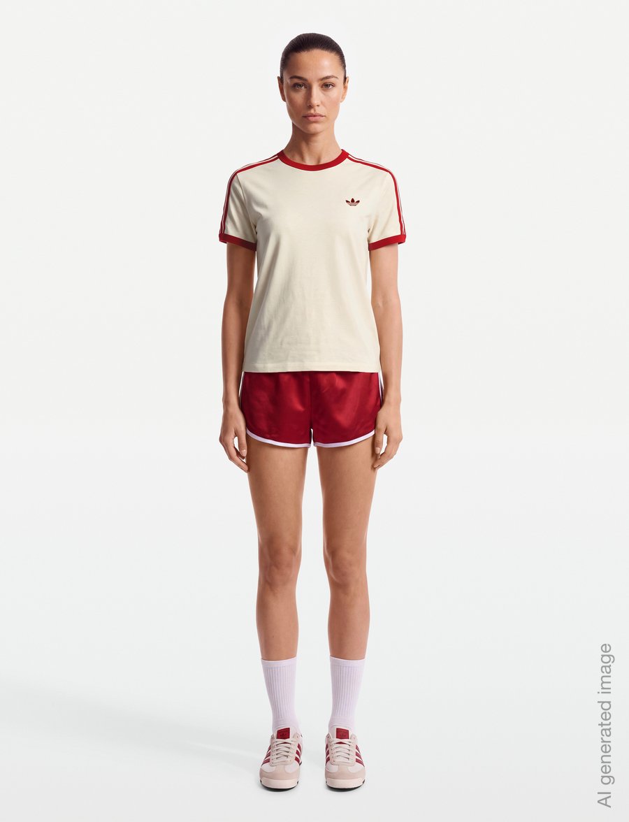 adidas Originals - 3S TEE SLIM - alussärgid ja t-särgid - warvan/tmvire - 0