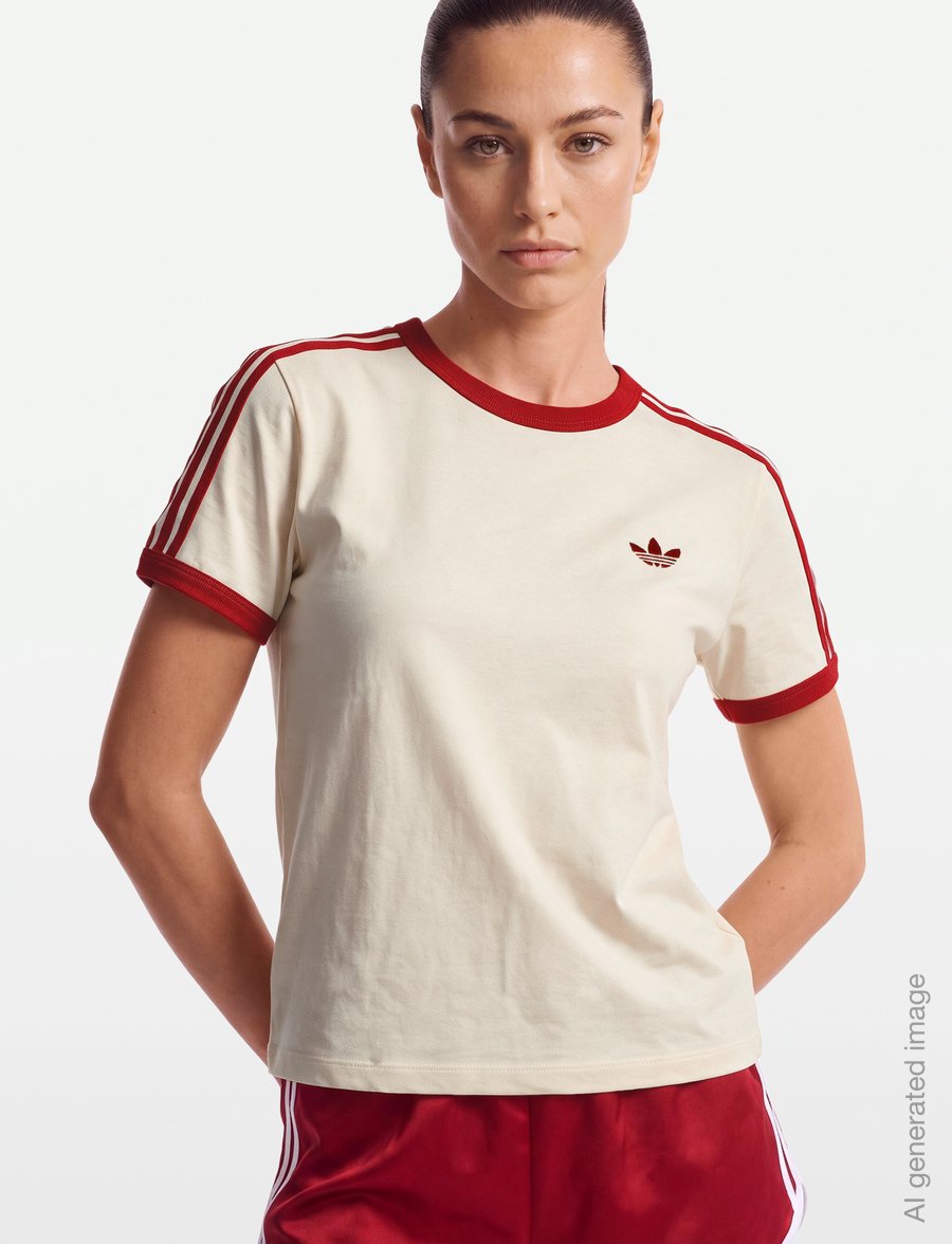 adidas Originals - 3S TEE SLIM - alussärgid ja t-särgid - warvan/tmvire - 3
