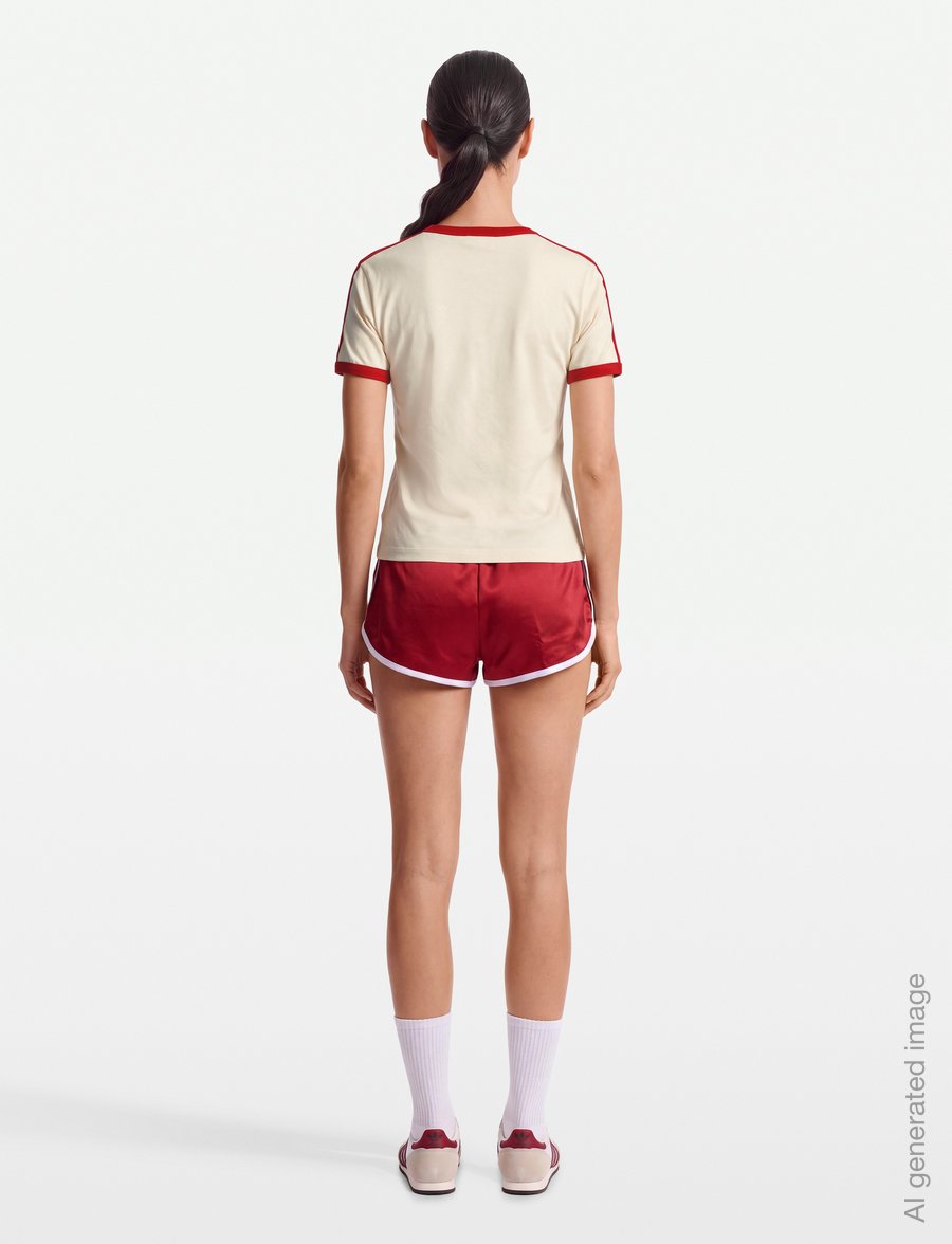 adidas Originals - 3S TEE SLIM - alussärgid ja t-särgid - warvan/tmvire - 4