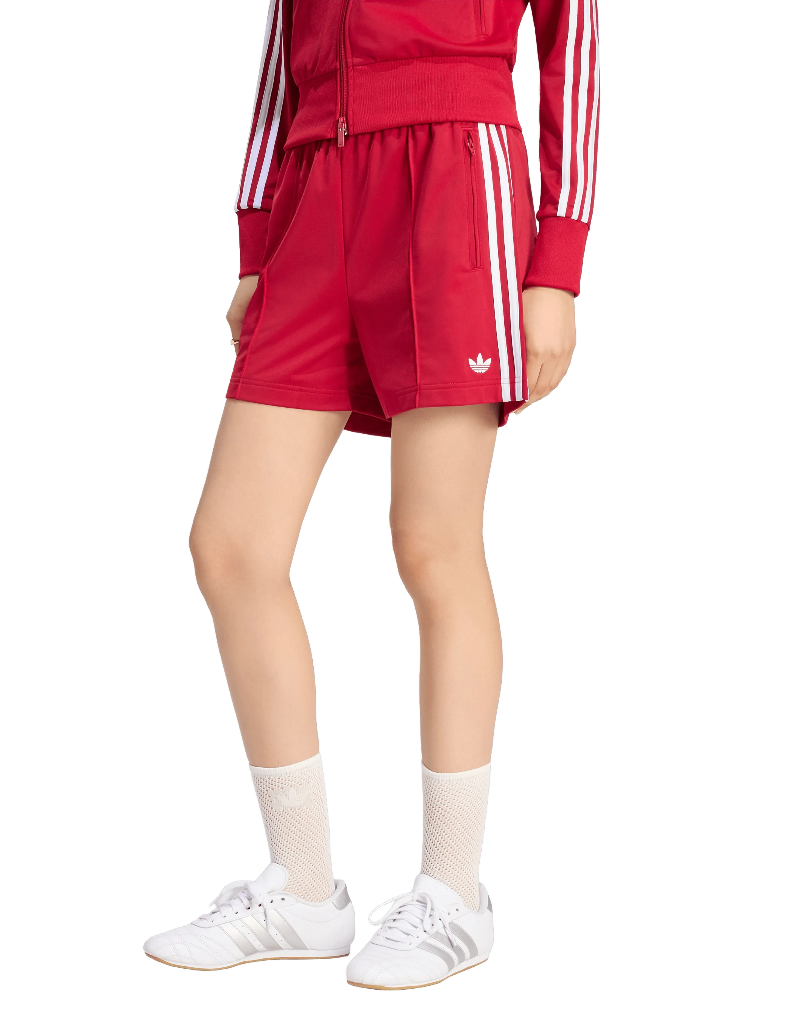 adidas Originals Firebird SHORT - adidas Originals - TMVIRE/WHITE / red
