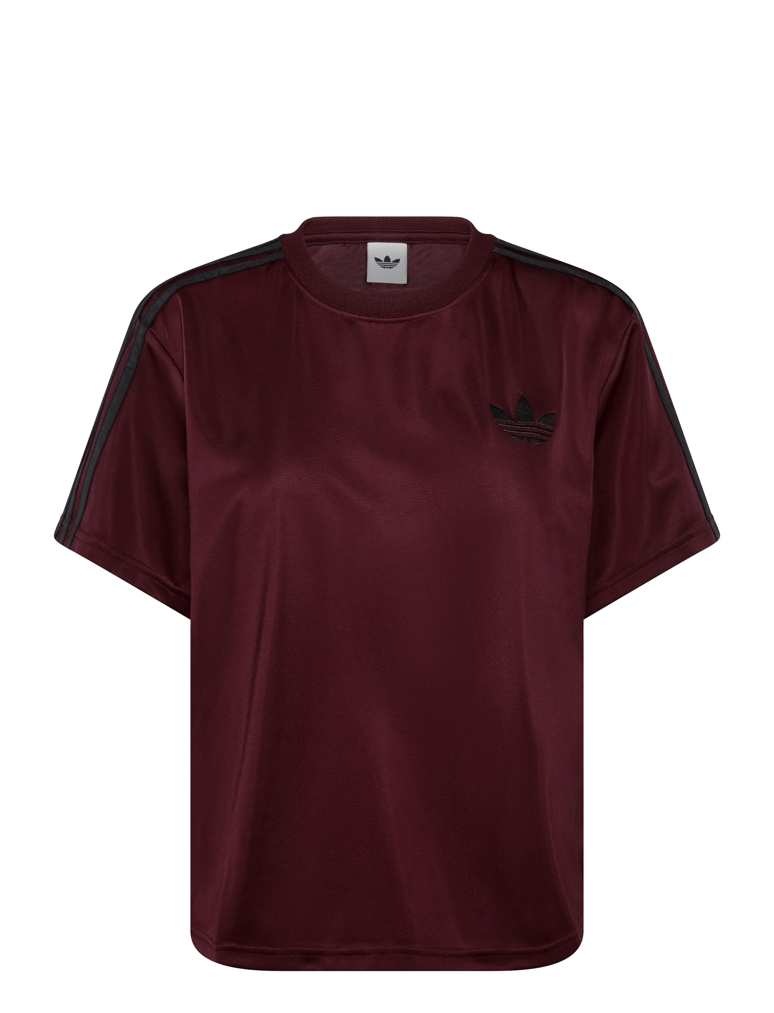 adidas Originals - Firebird TEE - t-shirts - maroon/black - 1
