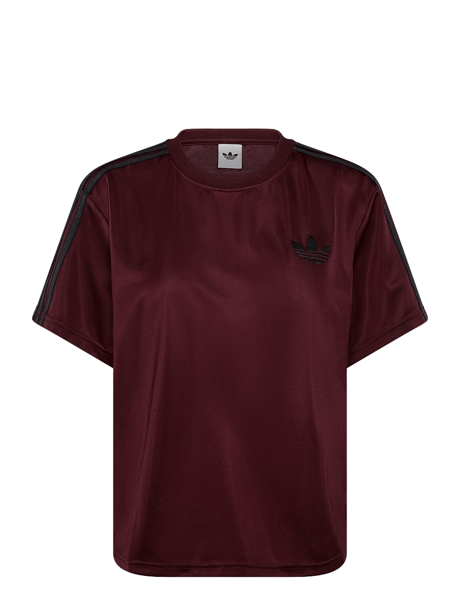 adidas Originals - Firebird TEE - t-shirts - maroon/black - 1