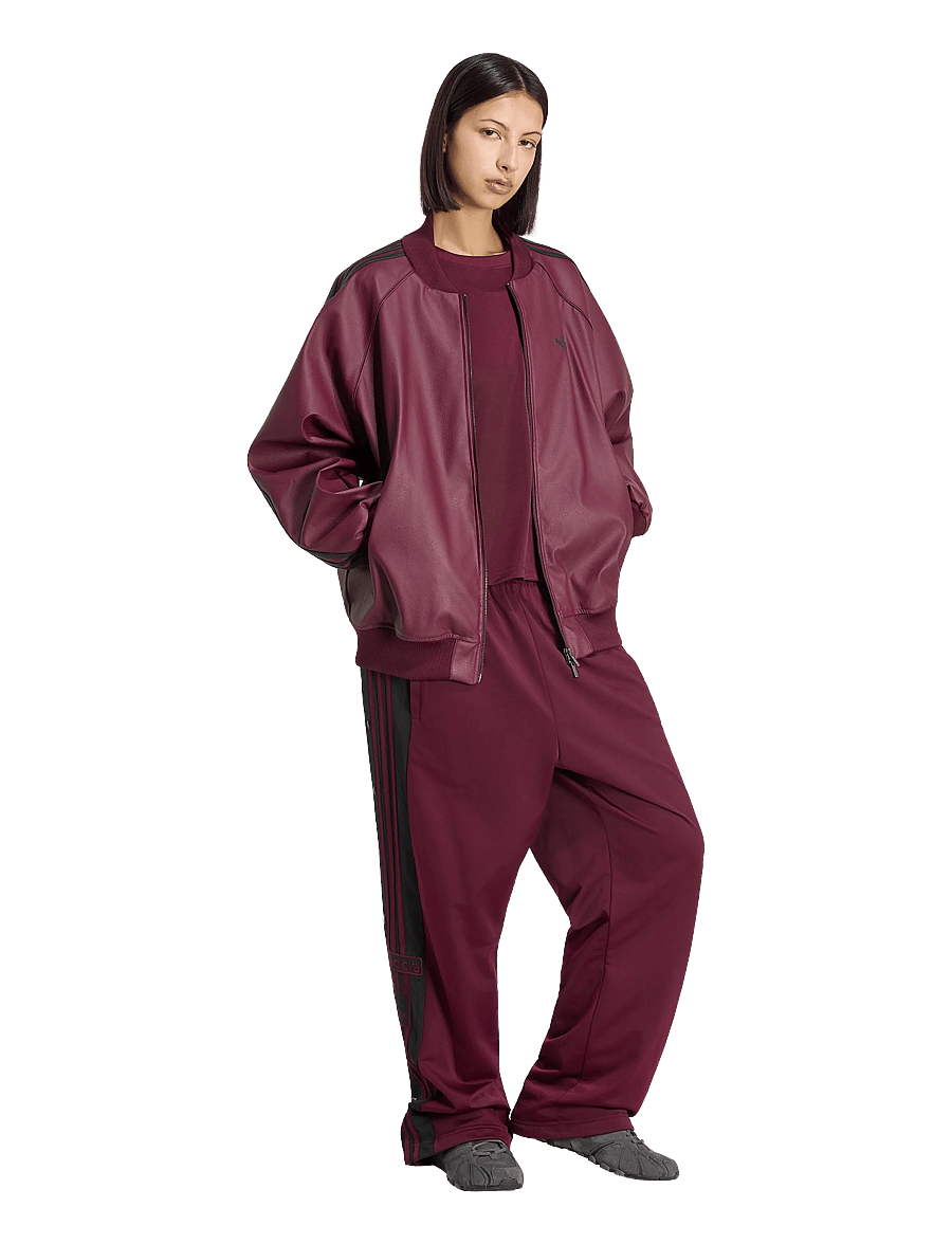 adidas Originals - Firebird TEE - t-shirts - maroon/black - 0