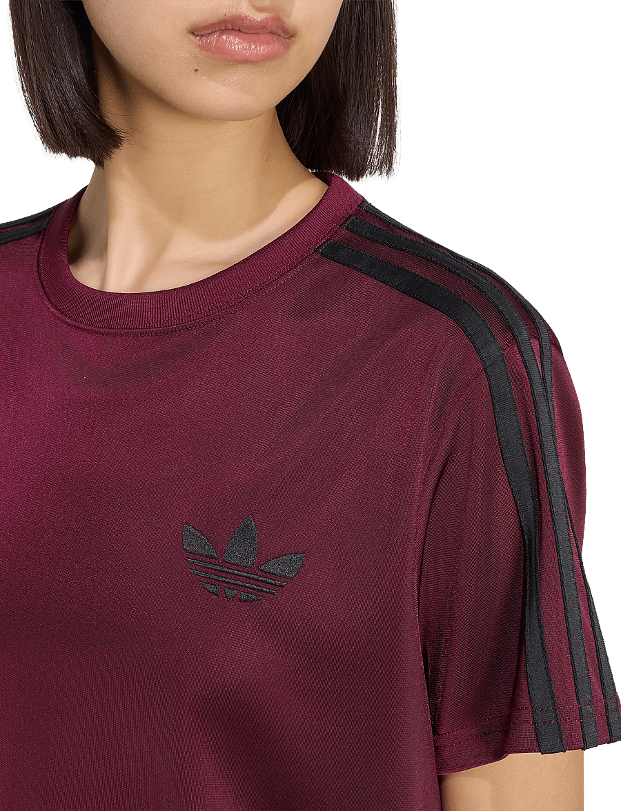 adidas Originals - Firebird TEE - t-shirts - maroon/black - 4