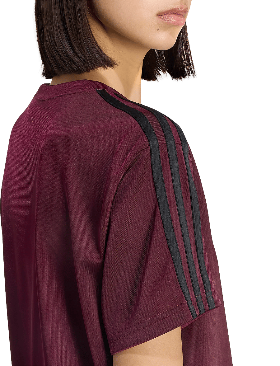 adidas Originals - Firebird TEE - t-shirts - maroon/black - 5