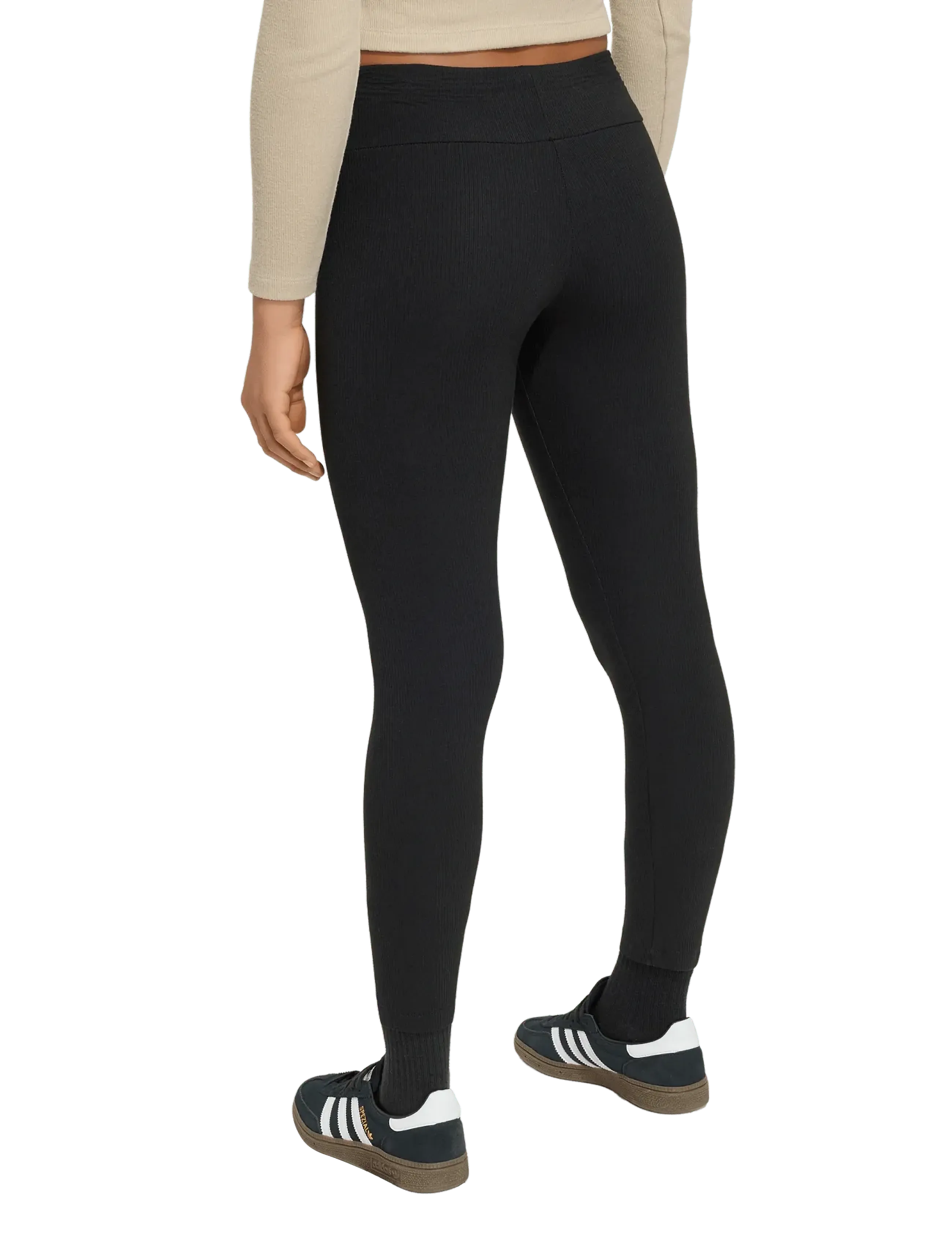 adidas Originals - RIB LEGGINGS - black - 2