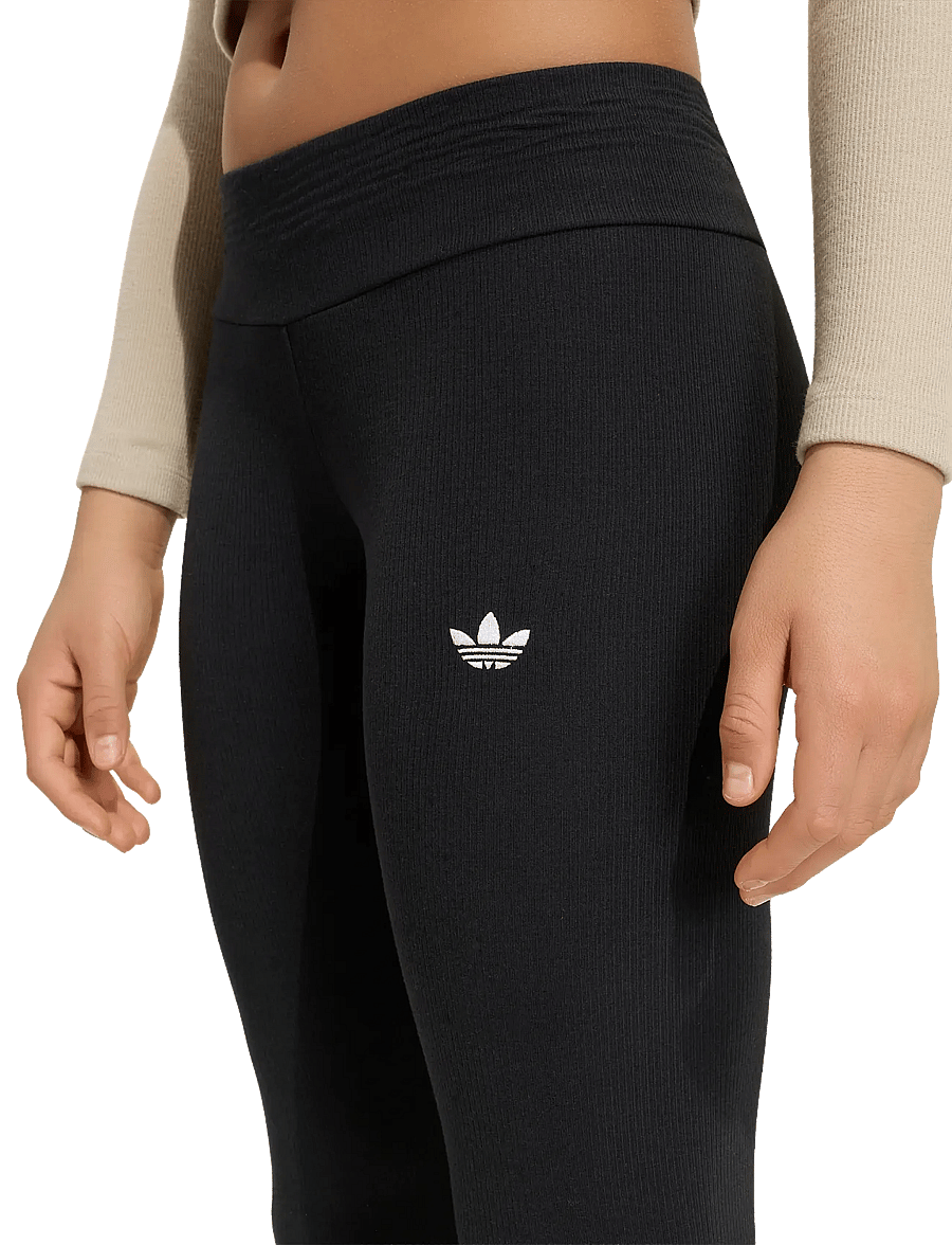 adidas Originals - RIB LEGGINGS - black - 3