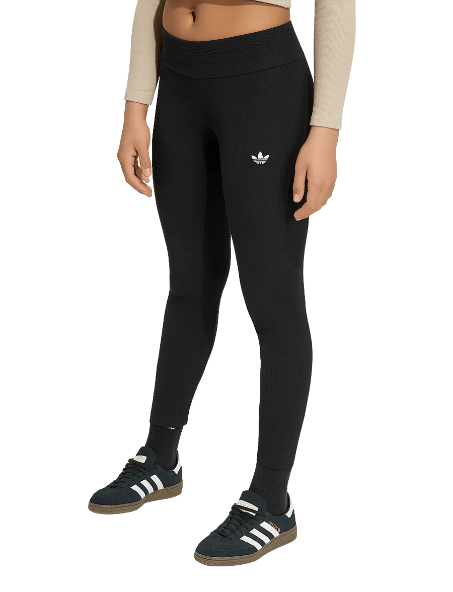 adidas Originals - RIB LEGGINGS - black - 4