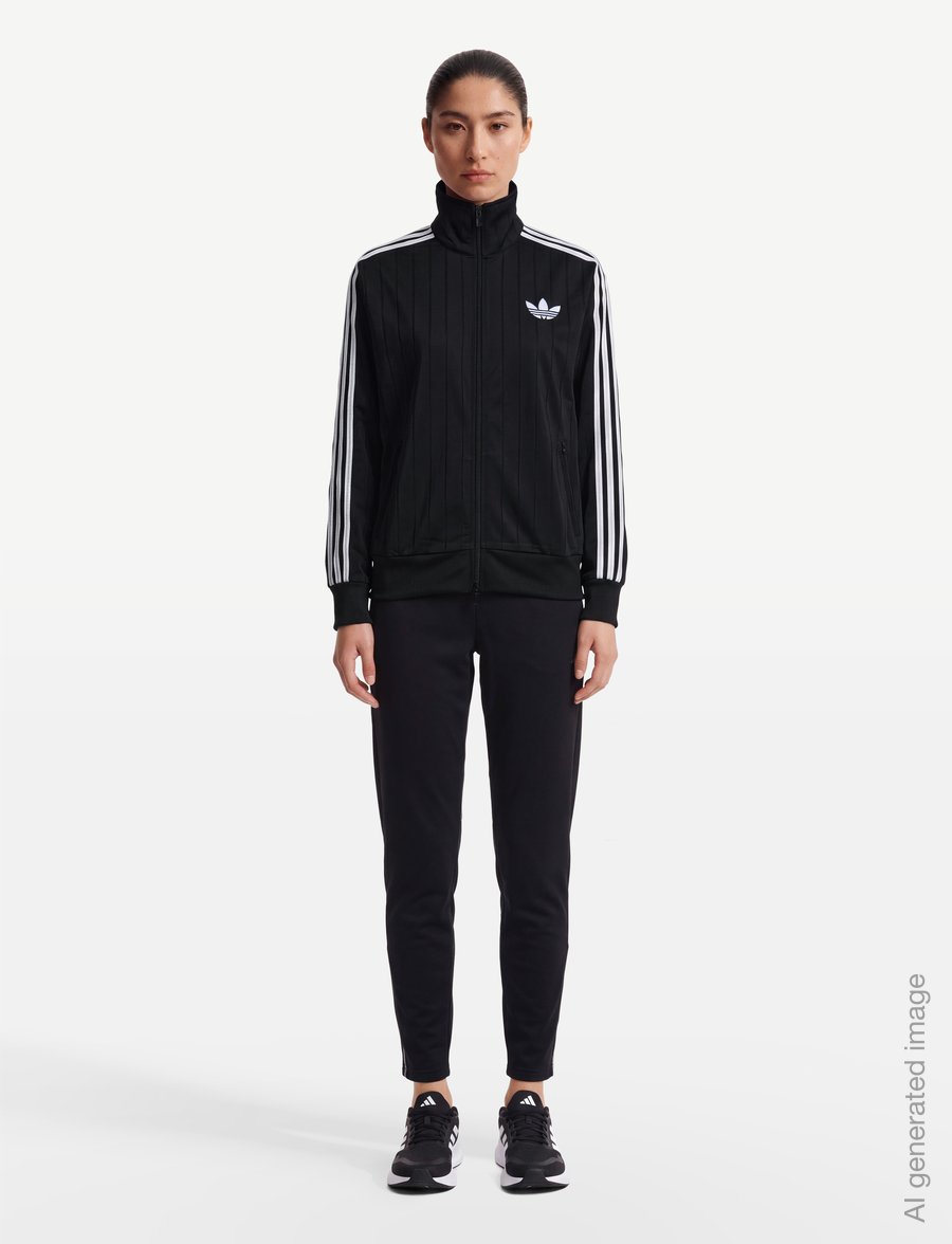 adidas Originals - Firebird LOOSE TT - freizeitjacken - black/white/gretwo - 0