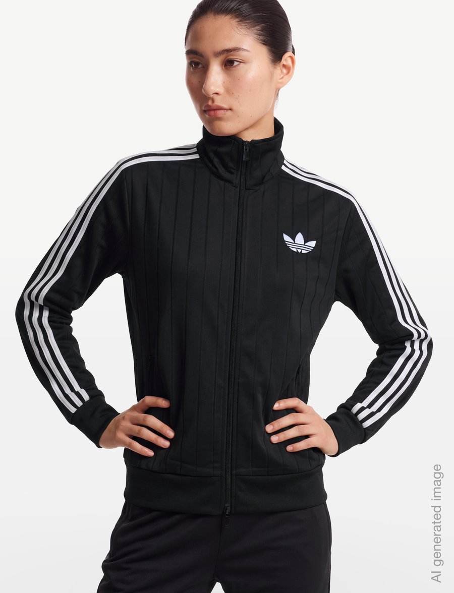 adidas Originals - Firebird LOOSE TT - freizeitjacken - black/white/gretwo - 3