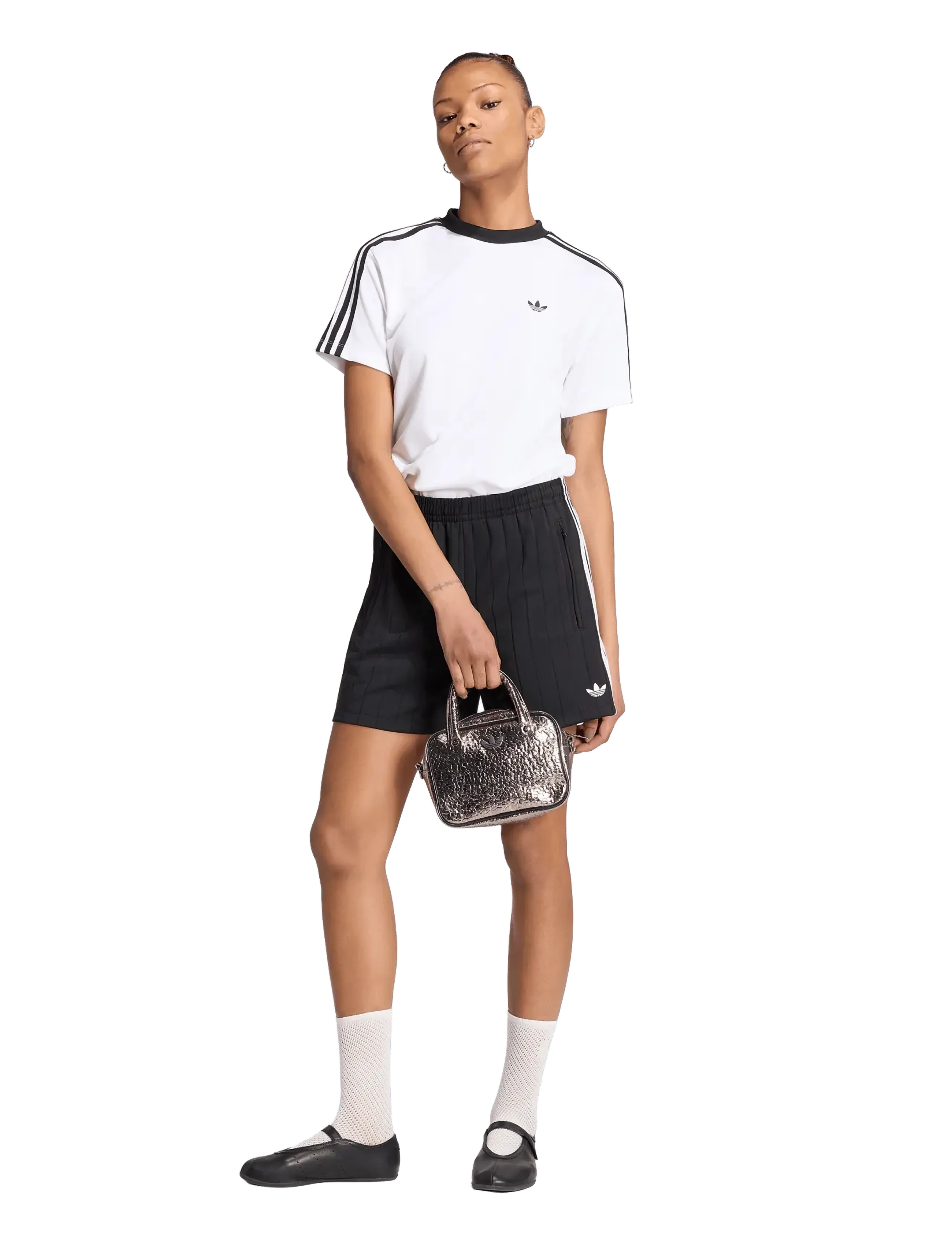 adidas Originals - Firebird SHORTS - sweat shorts - black/white/gretwo - 0