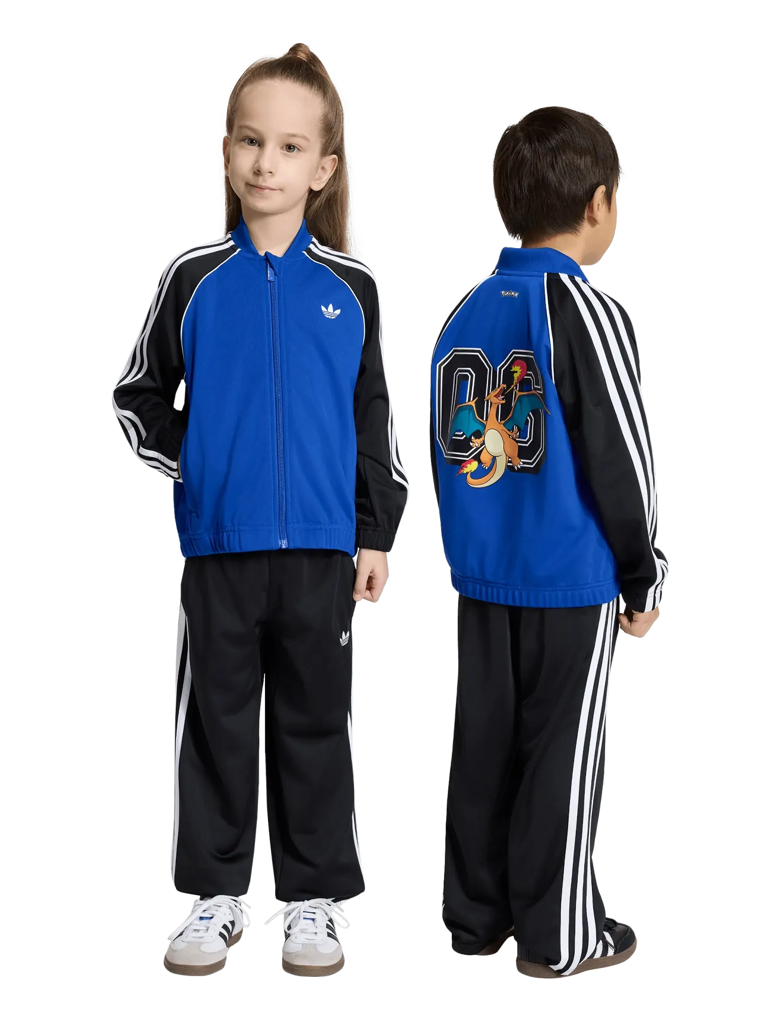 adidas Originals - TS SET - joggingset & tvådelade set - royblu/black - 4