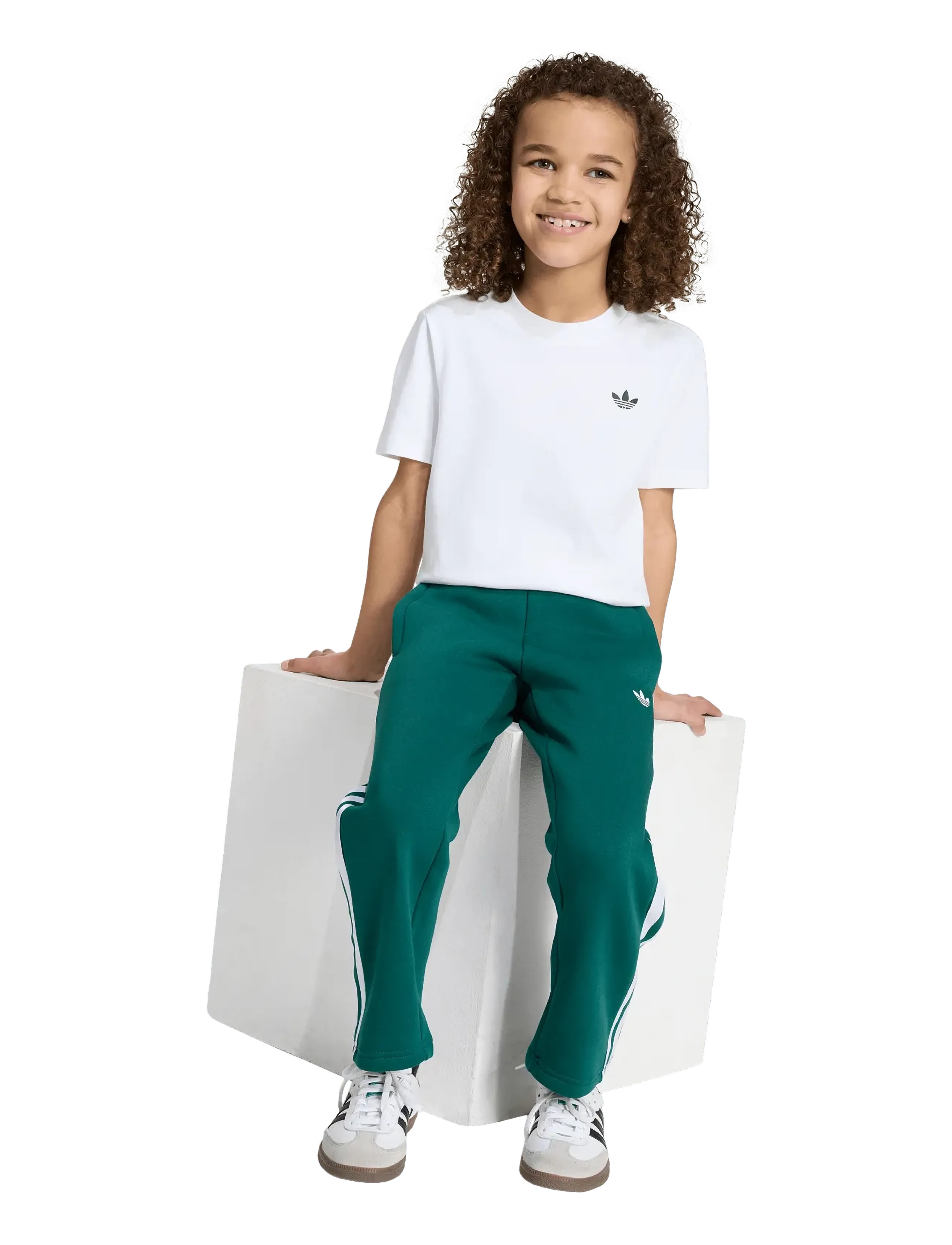 adidas Originals - TEE SET - trainingsanzug - white/cgreen - 0