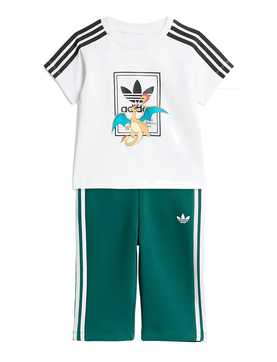 adidas Originals - TEE SET - 2-teilige sets - white/cgreen - 0