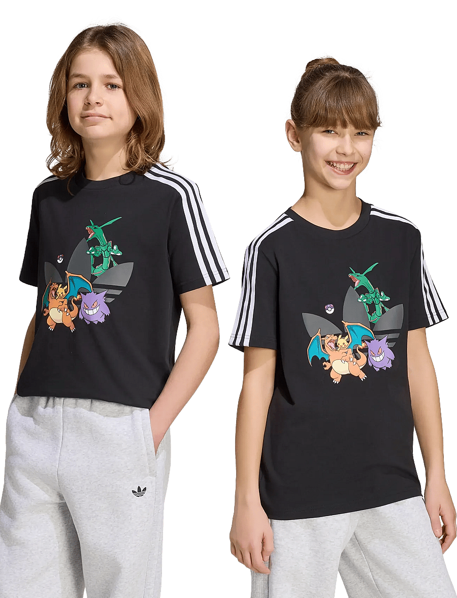 adidas Originals - GFX TEE - kortærmede t-shirts - black - 2