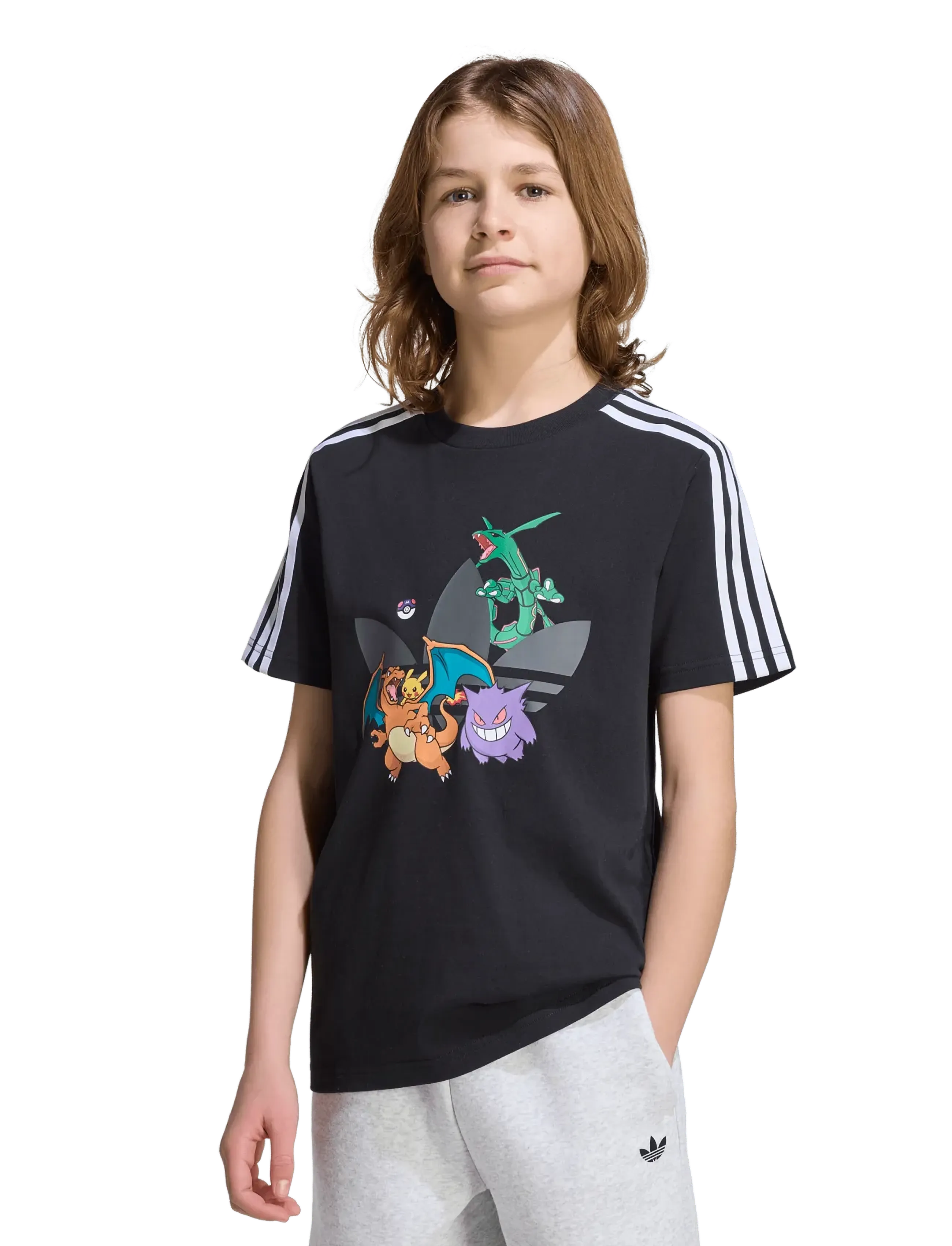 adidas Originals - GFX TEE - kortærmede t-shirts - black - 4