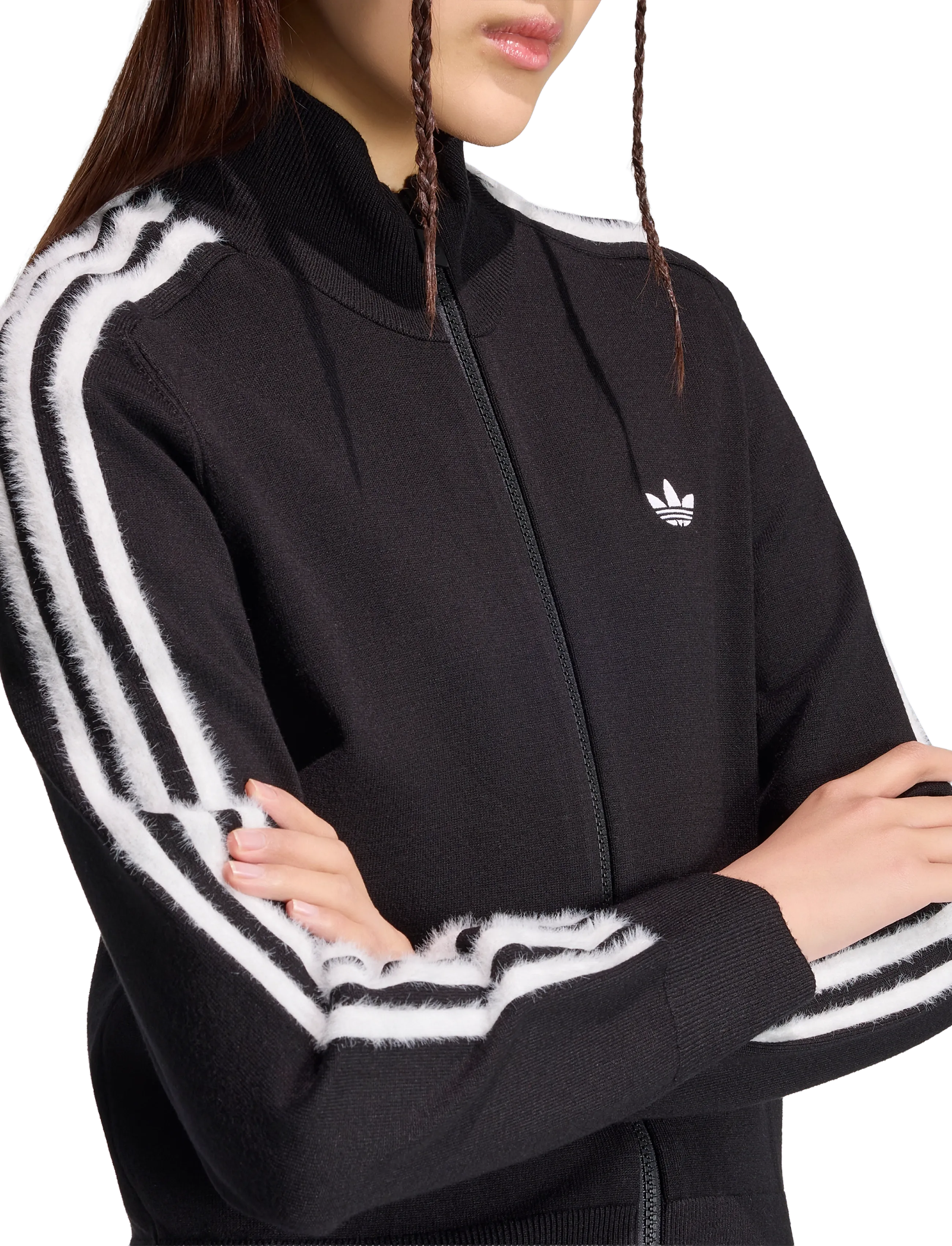 adidas Originals - KNIT Firebird TT - spordijakid - black/white - 5