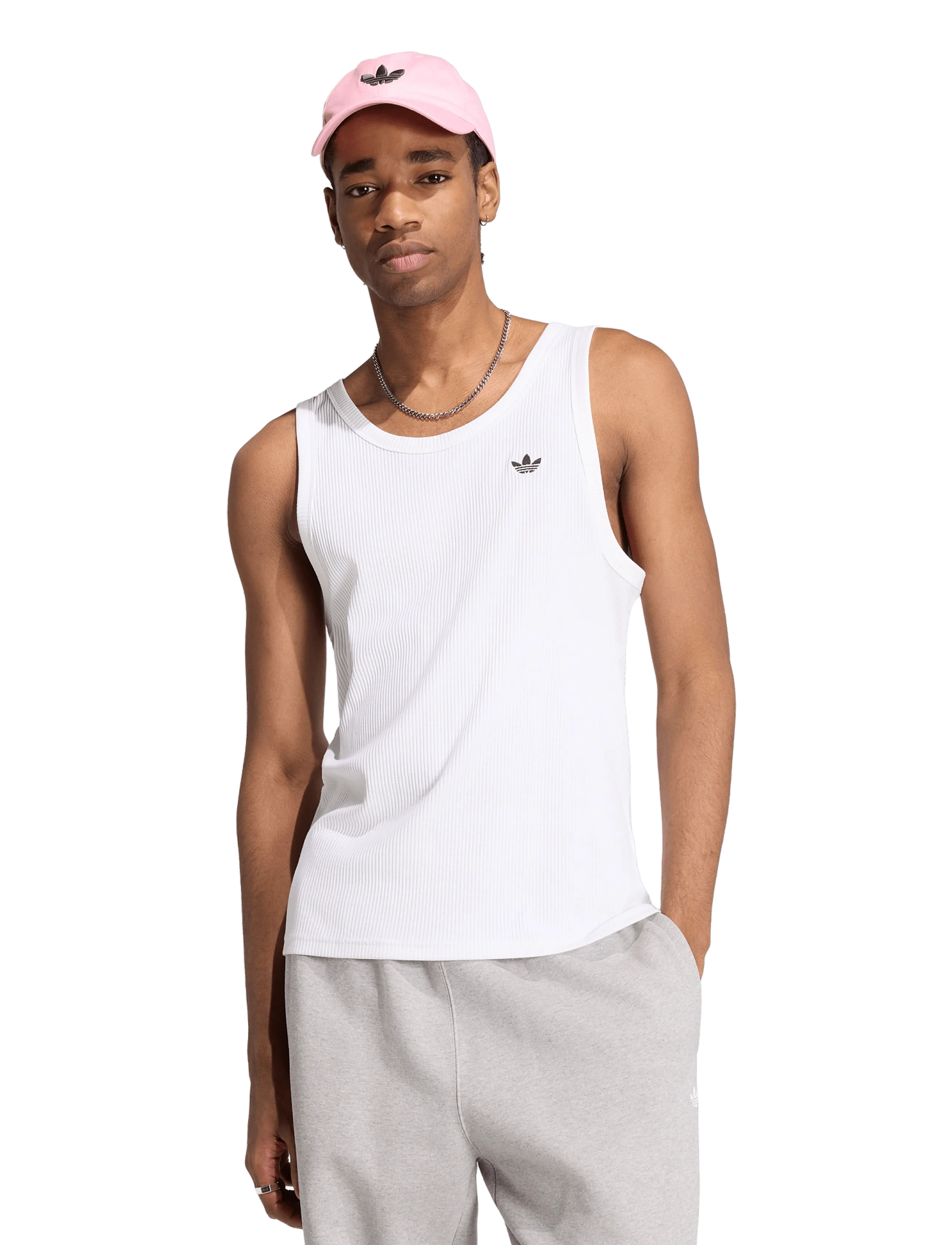 adidas Originals - ESS TANK - tank tops - white - 2