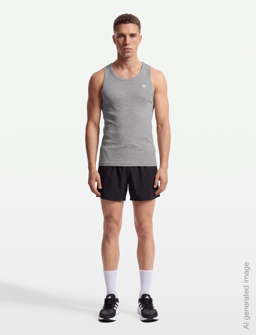 adidas Originals - ESS TANK - tank tops - mgreyh - 0