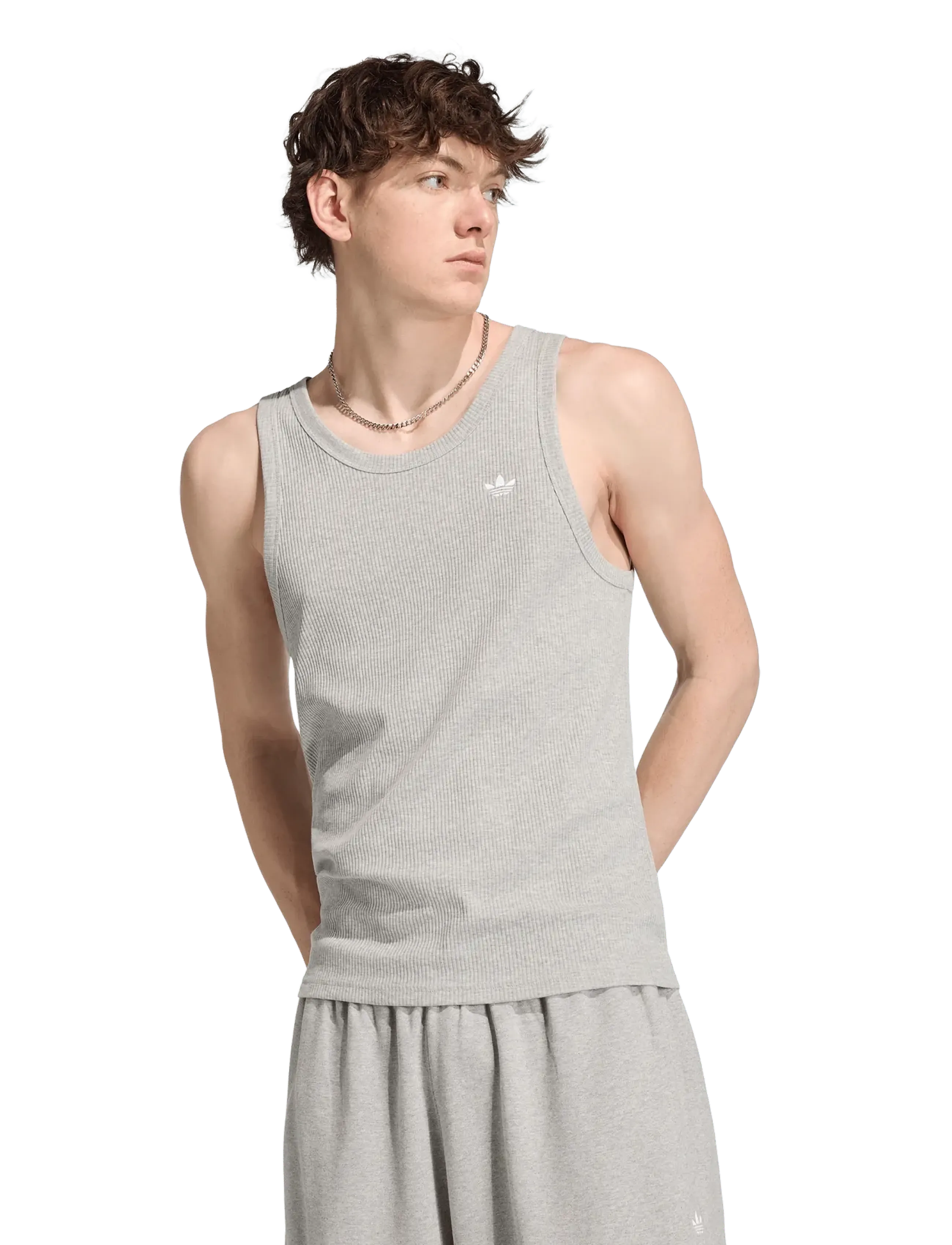 adidas Originals - ESS TANK - Õlapaeltega pluusid - mgreyh - 0