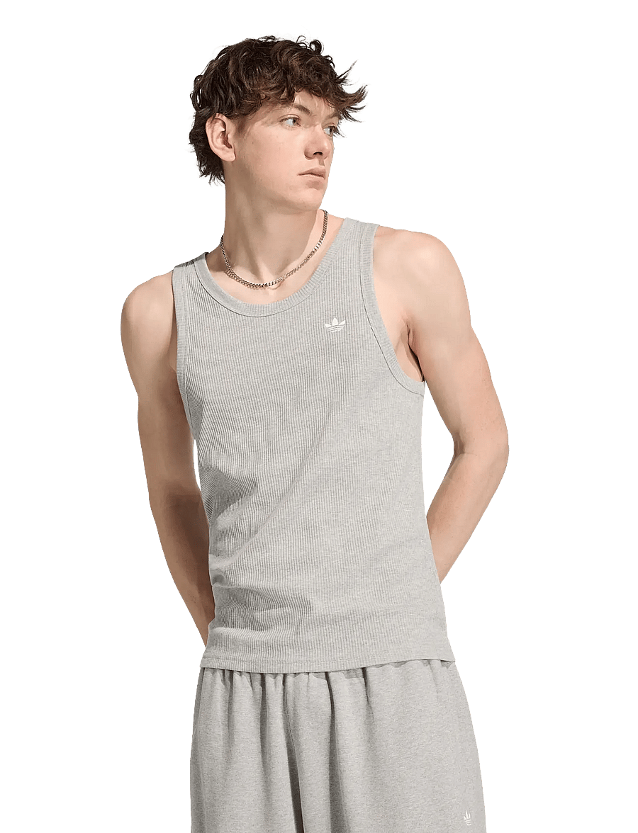 adidas Originals - ESS TANK - Õlapaeltega pluusid - mgreyh - 0