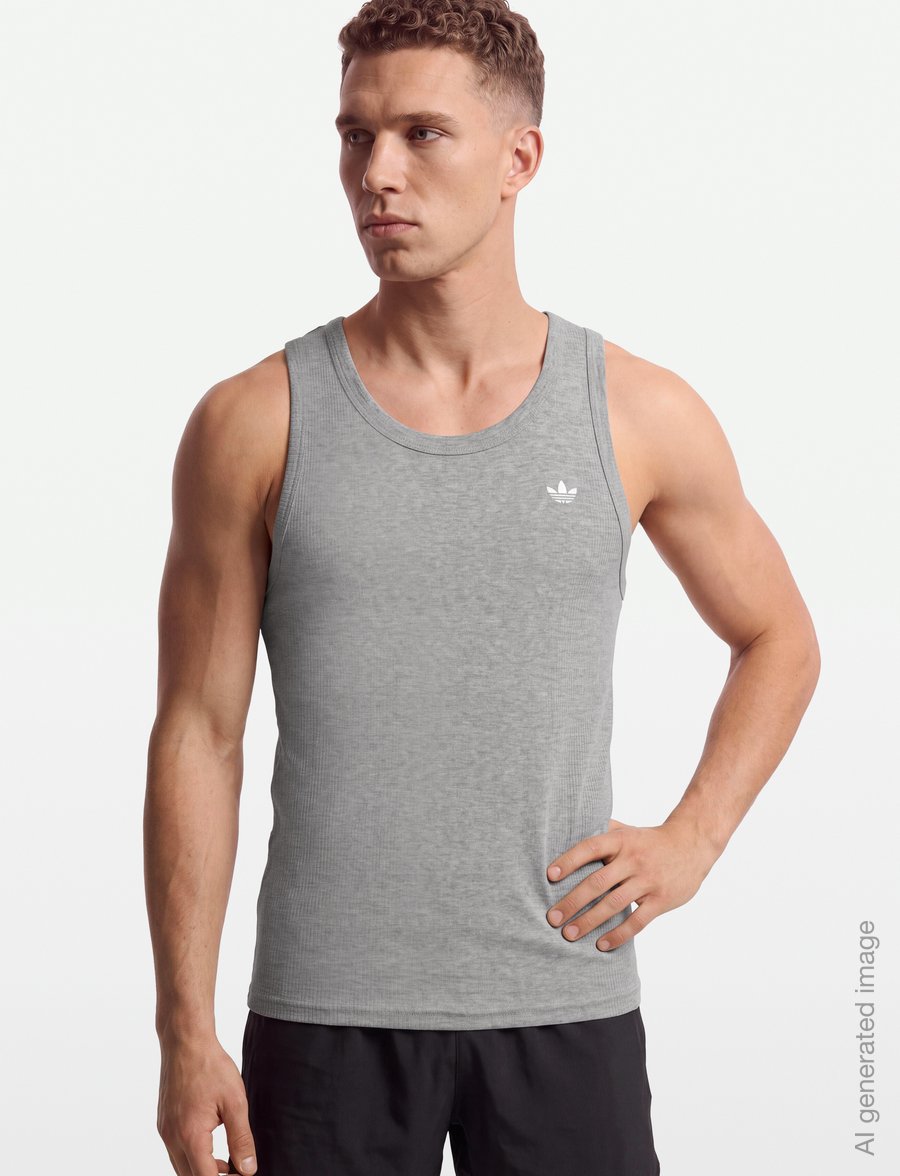 adidas Originals - ESS TANK - tank tops - mgreyh - 3