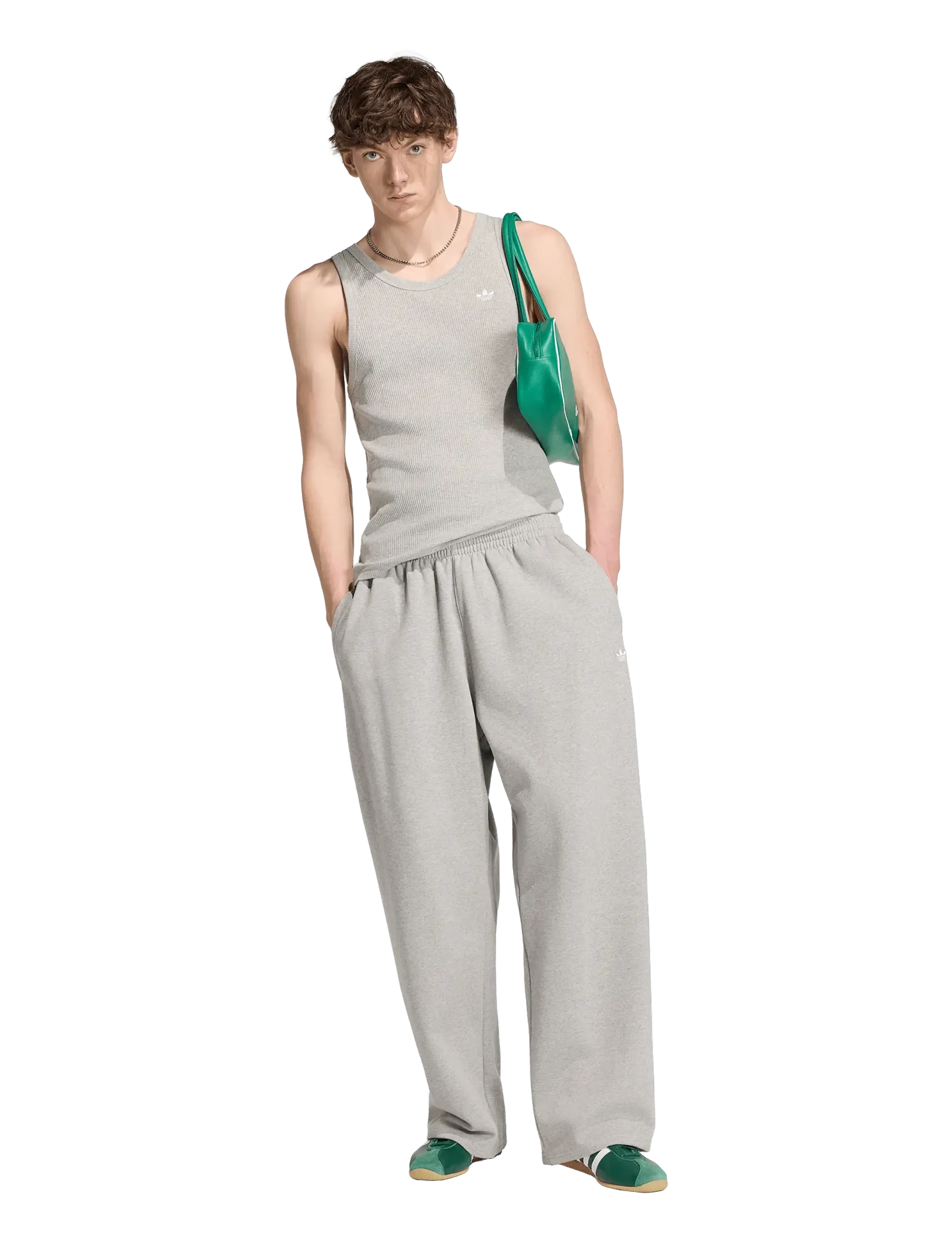 adidas Originals - ESS TANK - Õlapaeltega pluusid - mgreyh - 3