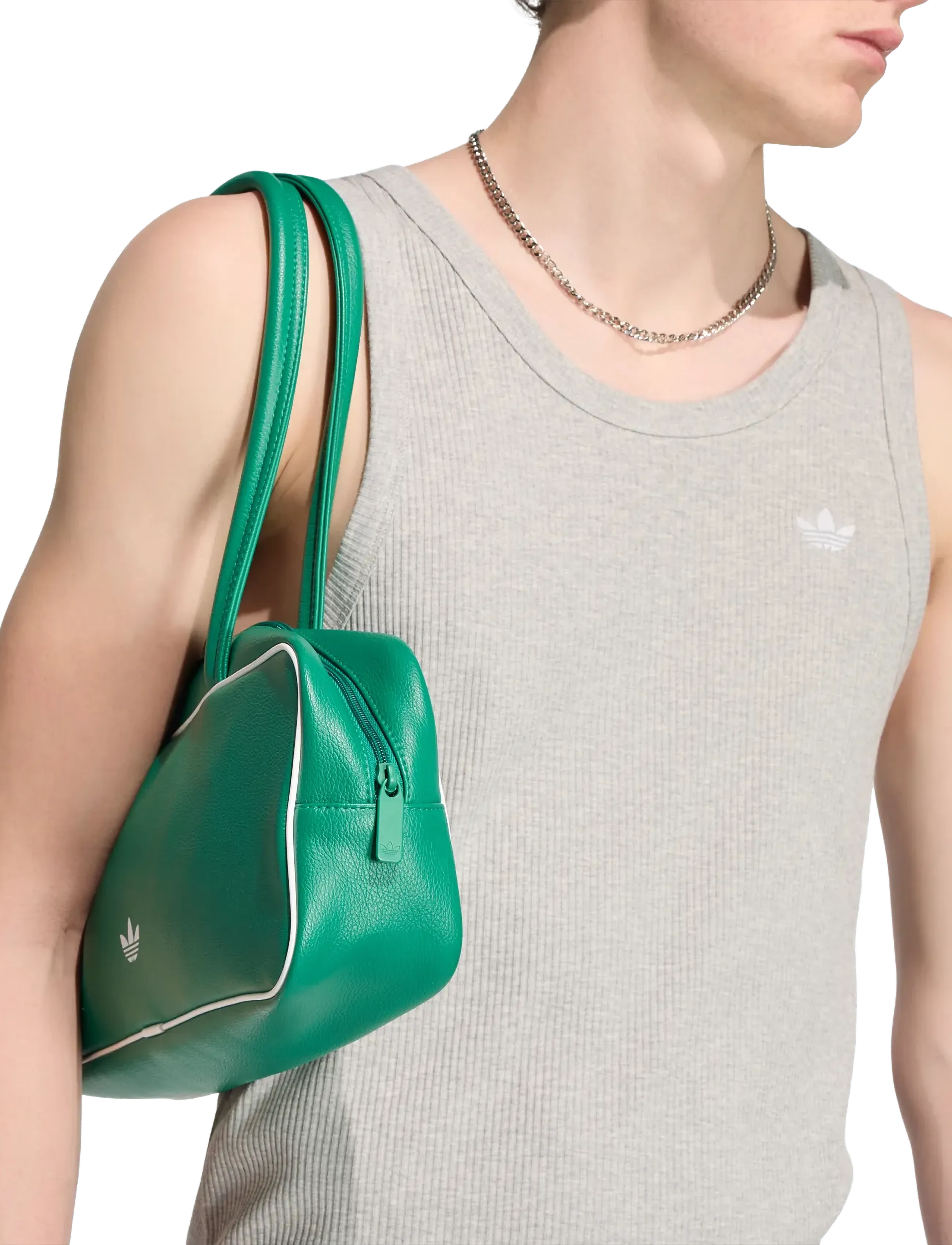 adidas Originals - ESS TANK - Õlapaeltega pluusid - mgreyh - 5