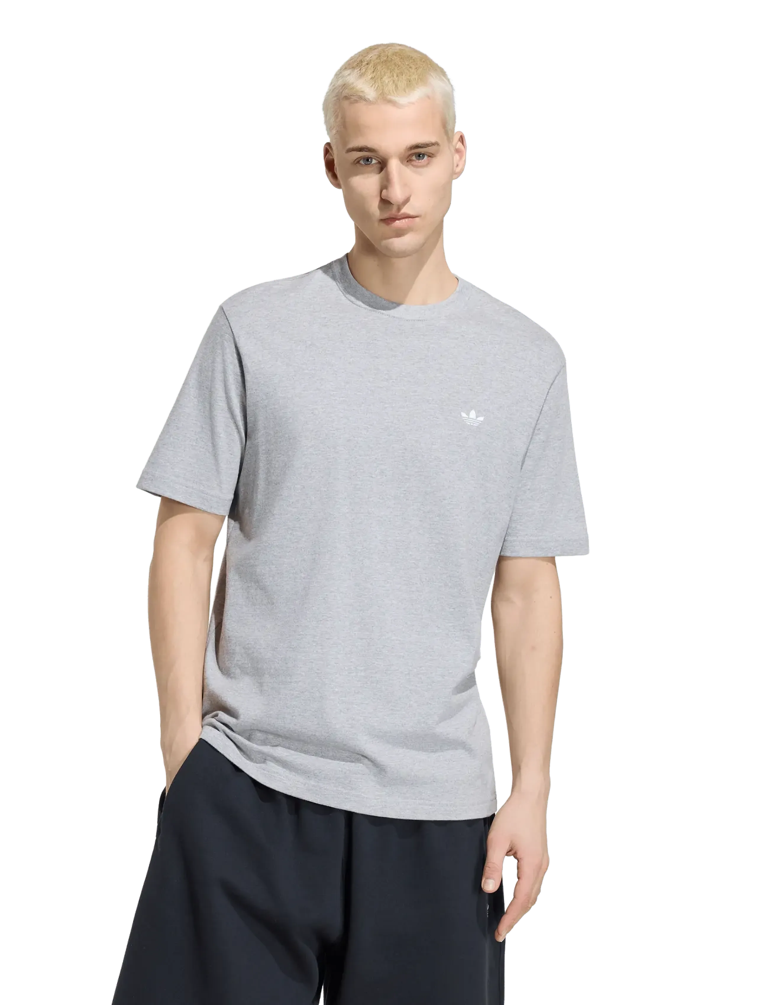 adidas Originals - ESS REG TEE - madalaimad hinnad - mgreyh - 3