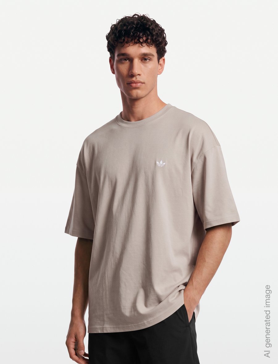 adidas Originals - ESS LOOSE TEE - palaidinės ir marškinėliai - khathr - 3