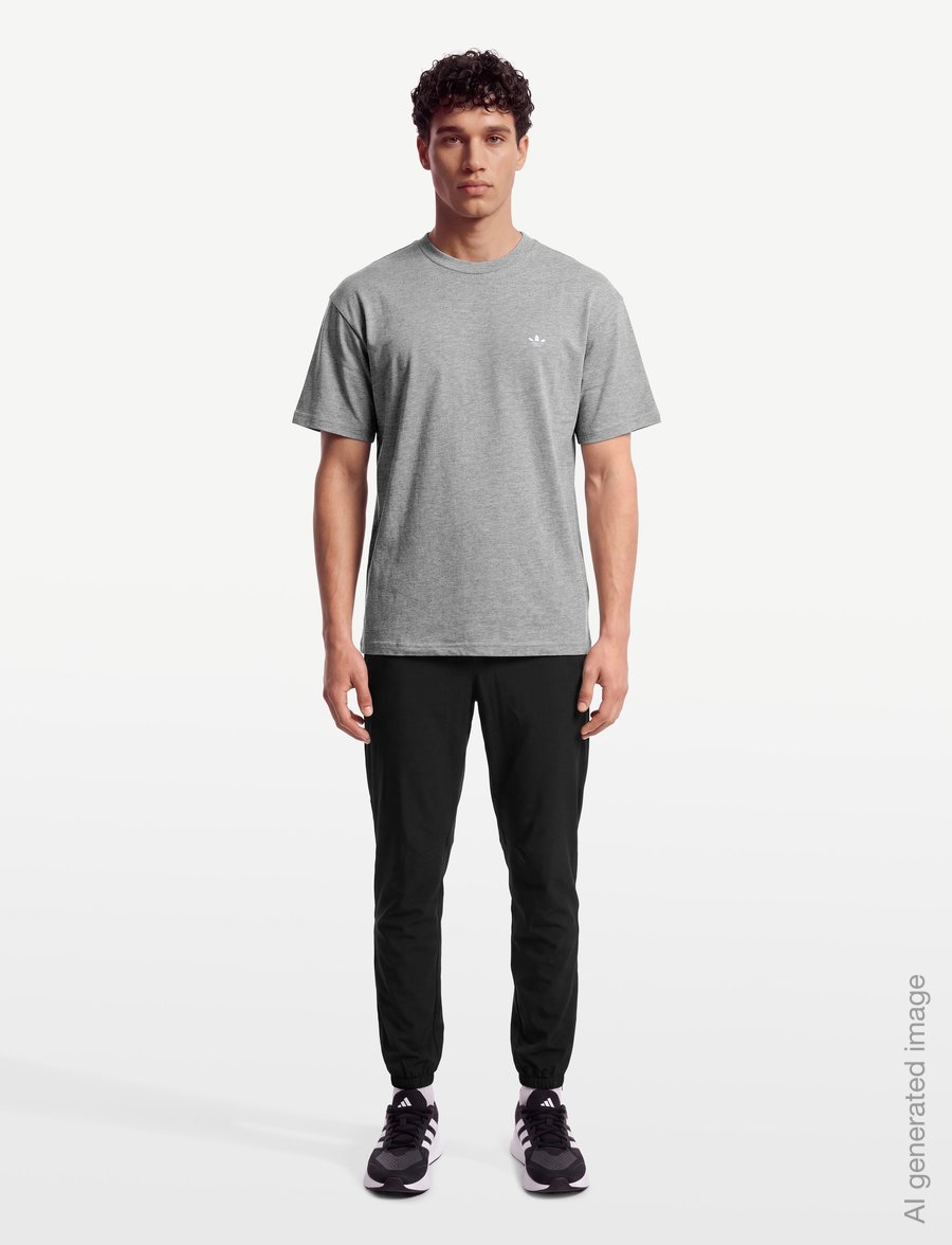 adidas Originals - ESS LOOSE TEE - t-shirts - mgreyh - 0