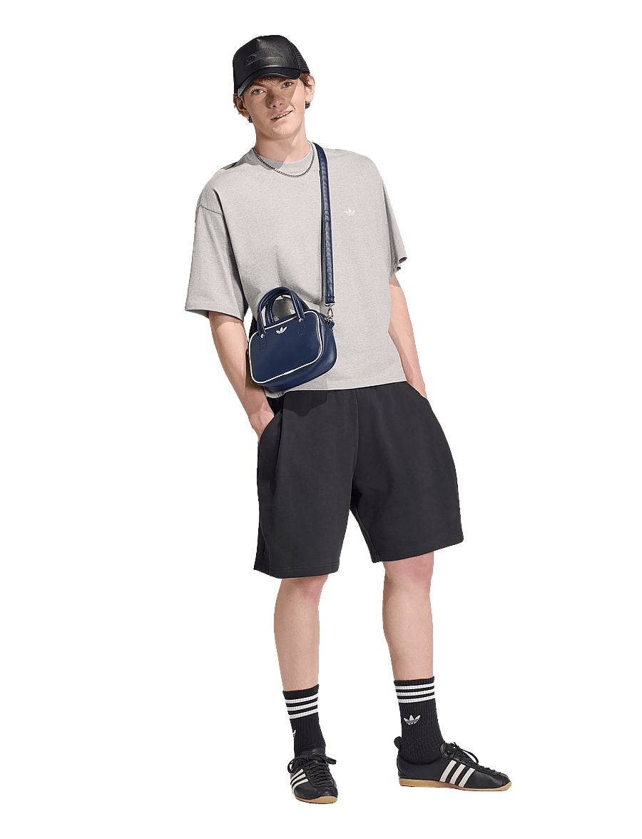 adidas Originals - ESS OS TEE - oberteile & t-shirts - mgreyh - 0