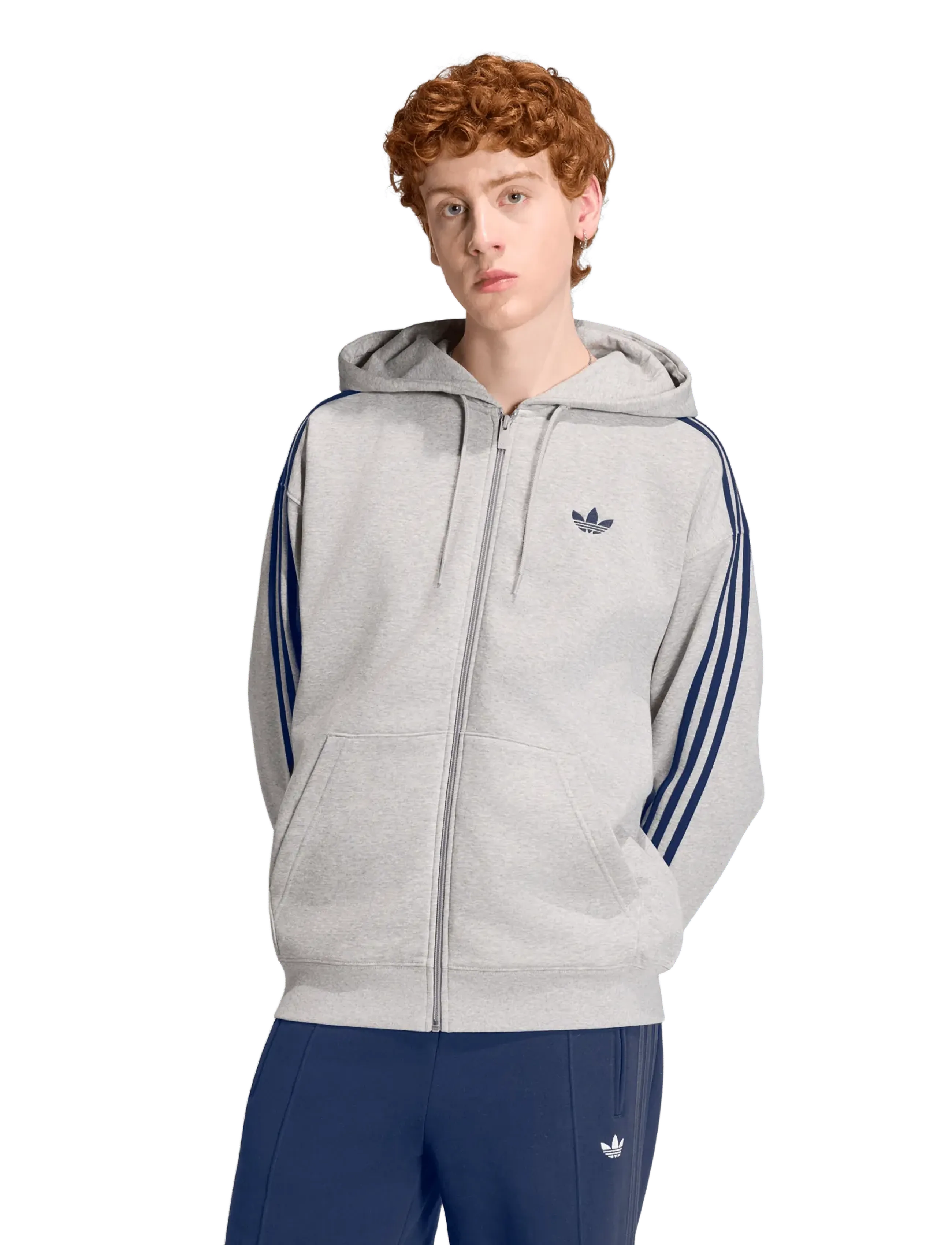 adidas Originals - BAGGY FZ HOODIE - sügisene kokkuhoid - mgreyh/nindig - 3