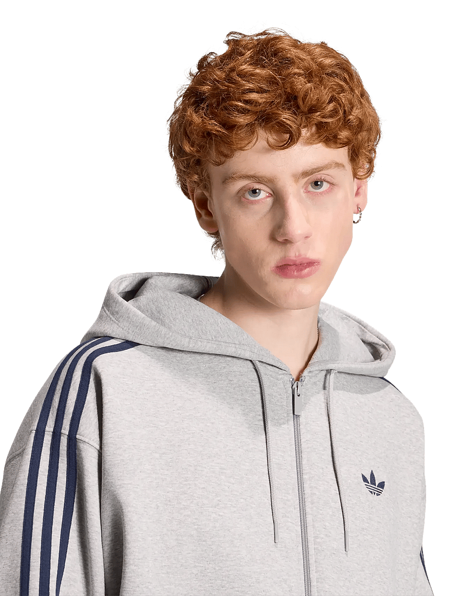 adidas Originals - BAGGY FZ HOODIE - sweatshirts - mgreyh/nindig - 4