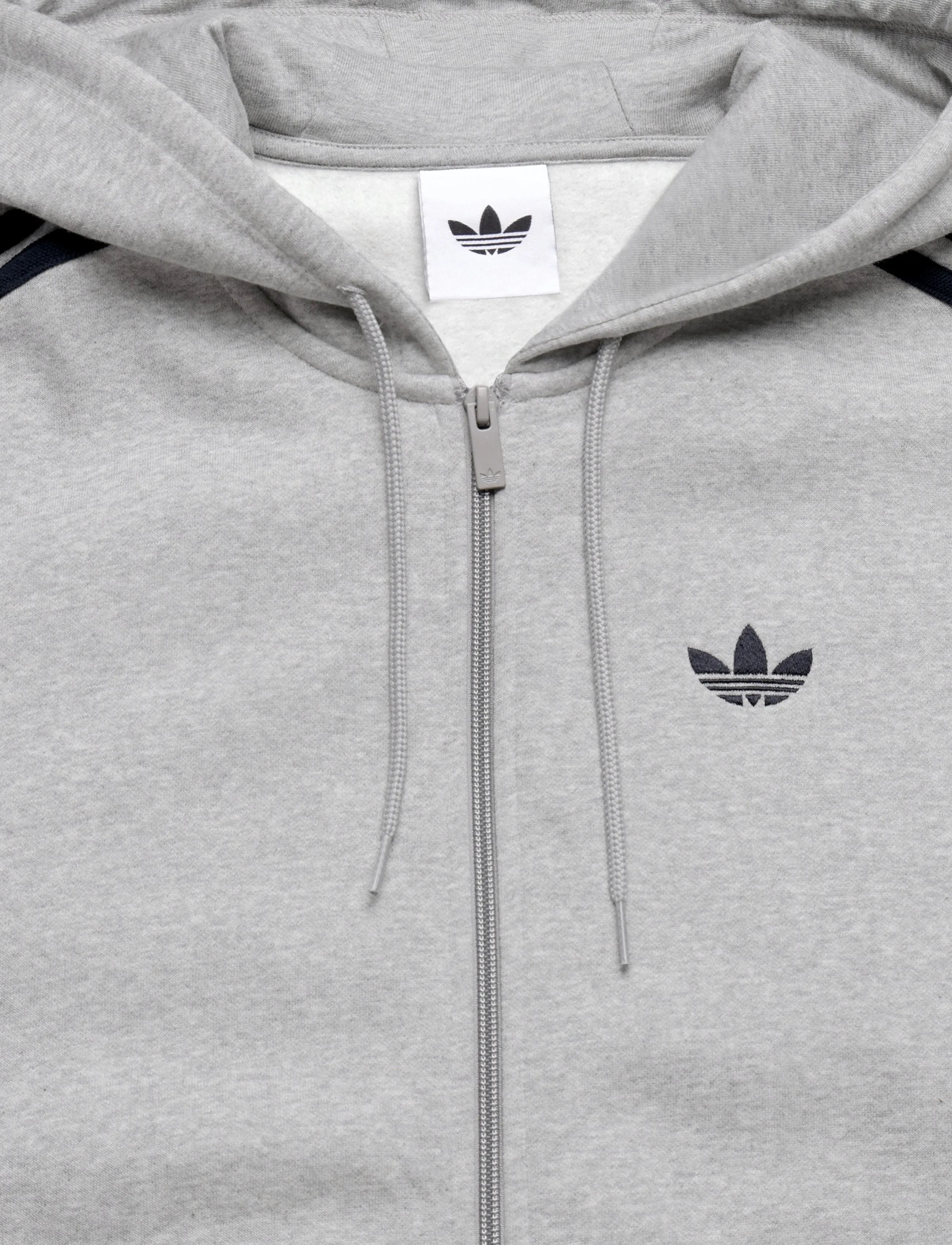adidas Originals - BAGGY FZ HOODIE - overdele - mgreyh/nindig - 2